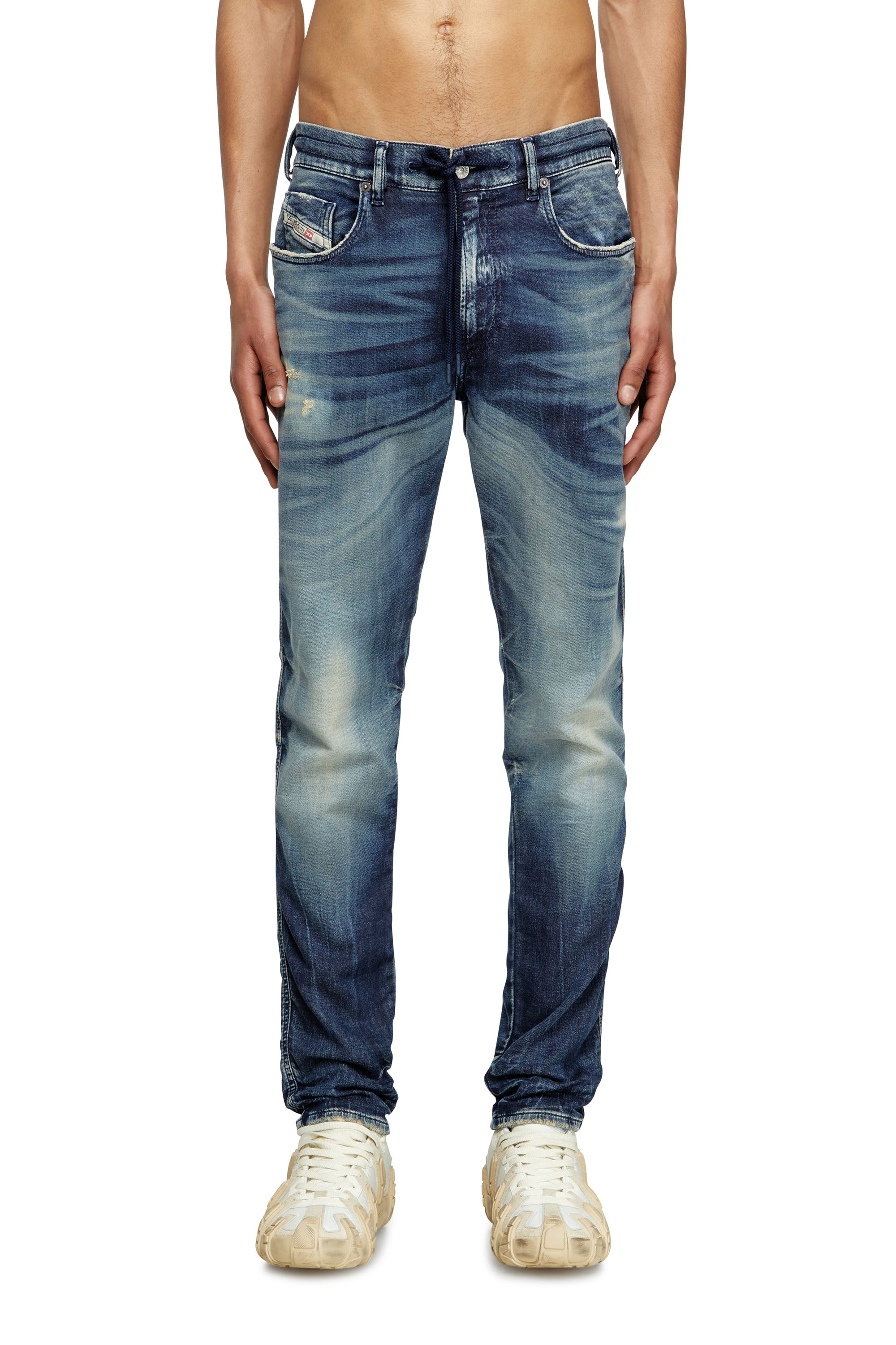 Diesel - Male's Slim 2062 D-Strukt Joggjeans® 068RZ, Dark Blue - 1