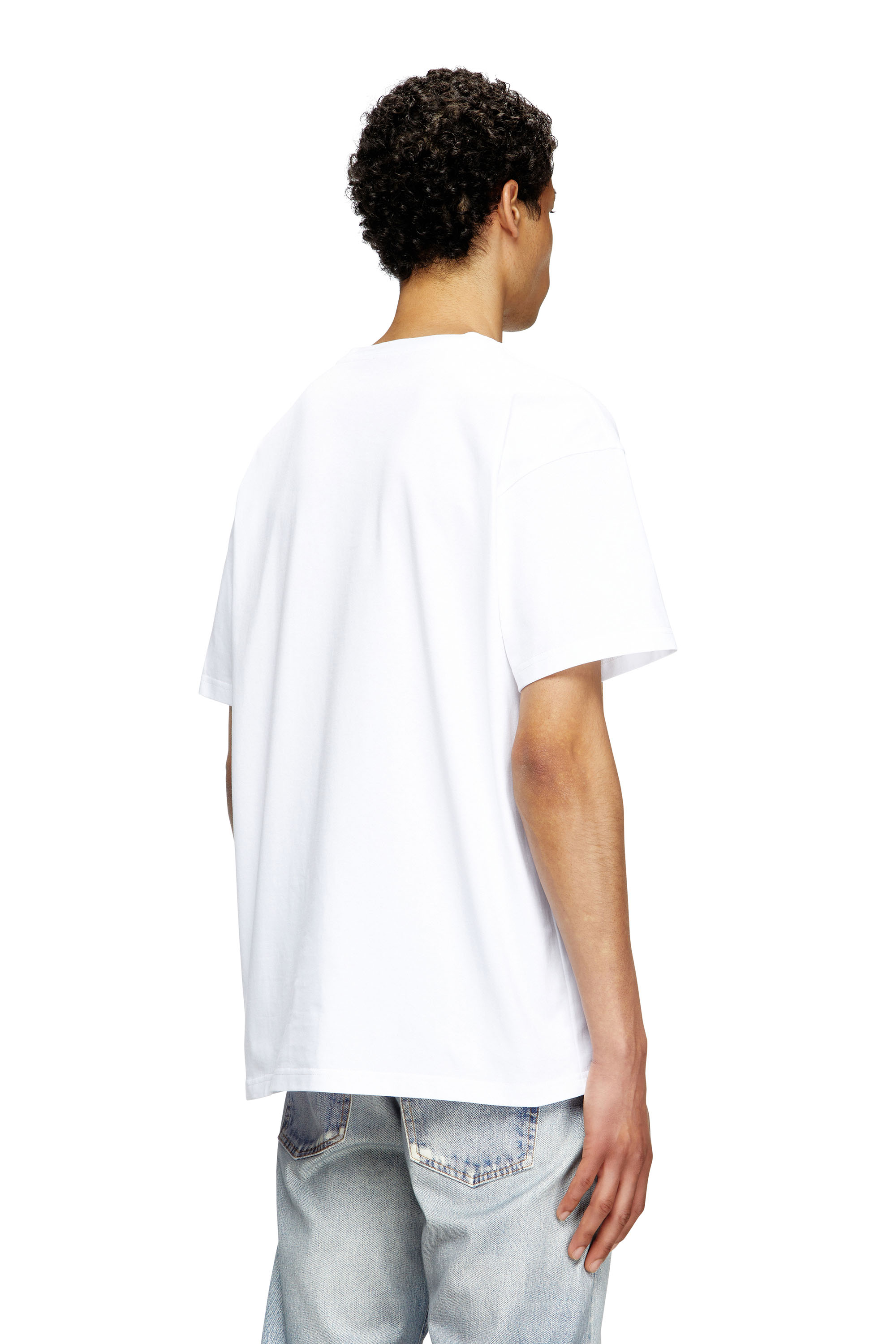 Diesel - PR-T-NORM-TOM25-1, T-shirt avec imprimé graphique Mixte in Blanc - 3