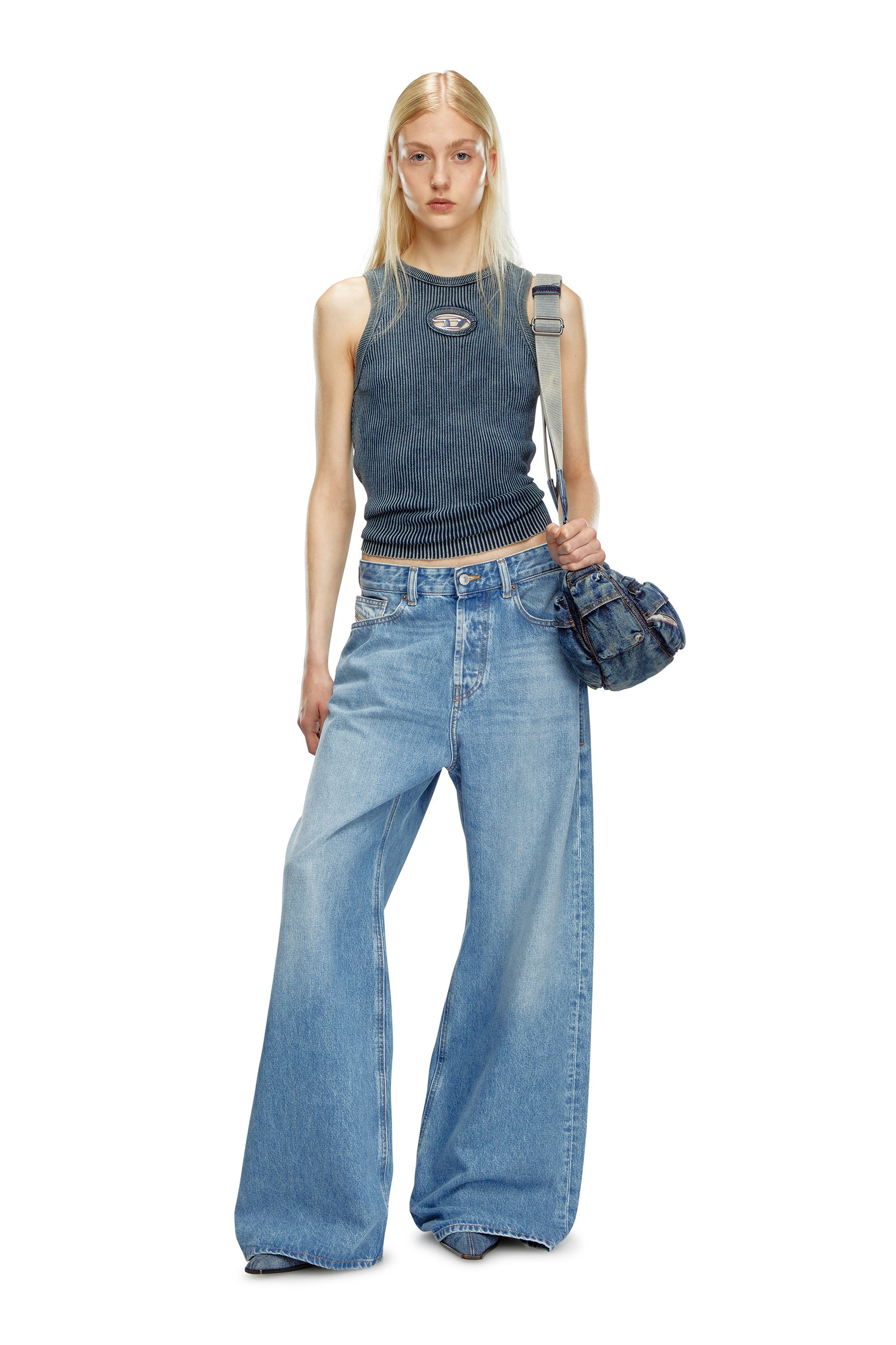 Diesel - Female Straight Jeans 1996 D-Sire 09I29, Light Blue - Image 2