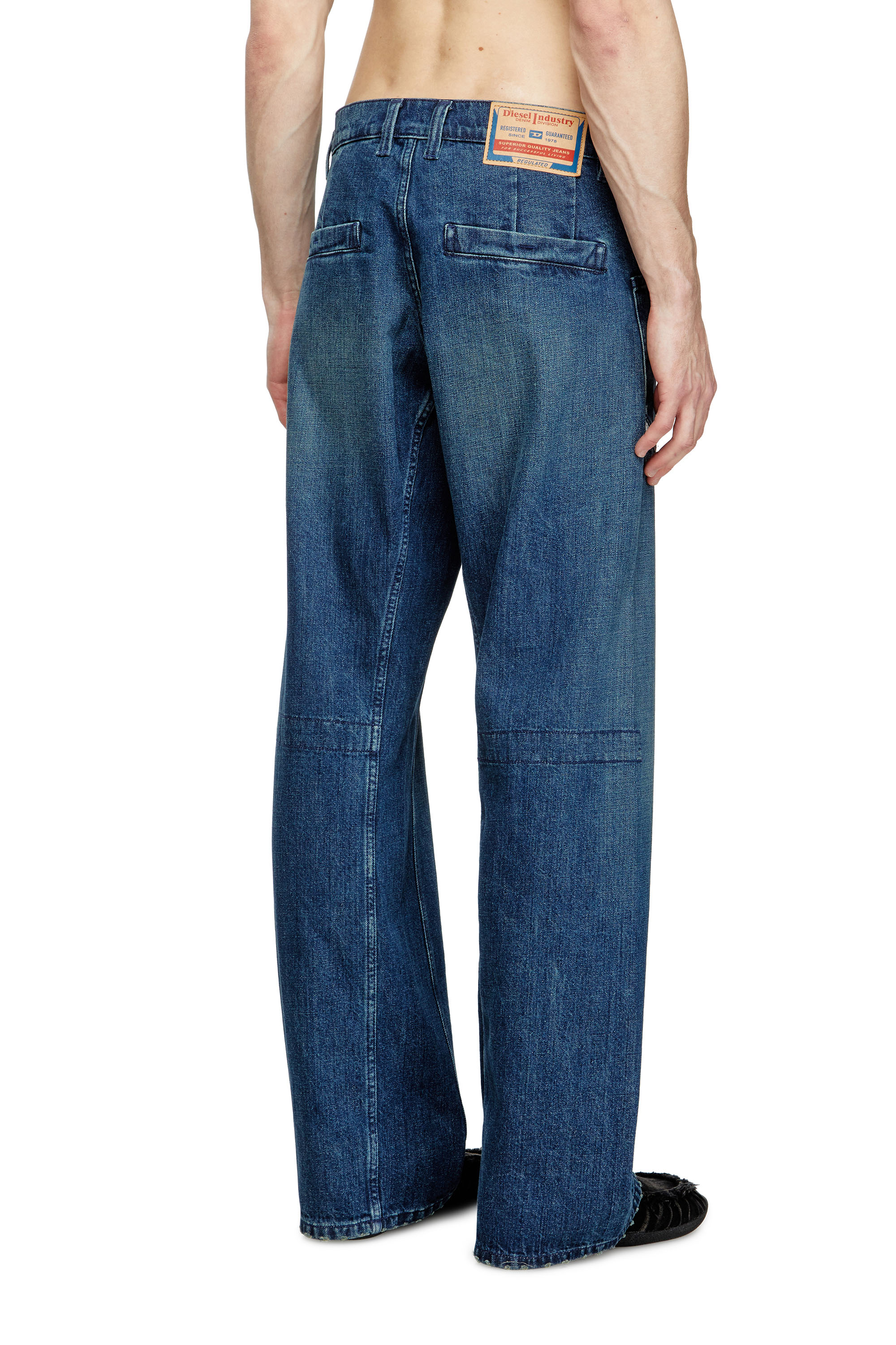Diesel - Male's Relaxed Jeans D-Zeta 0DBDS, Dark Blue - 4