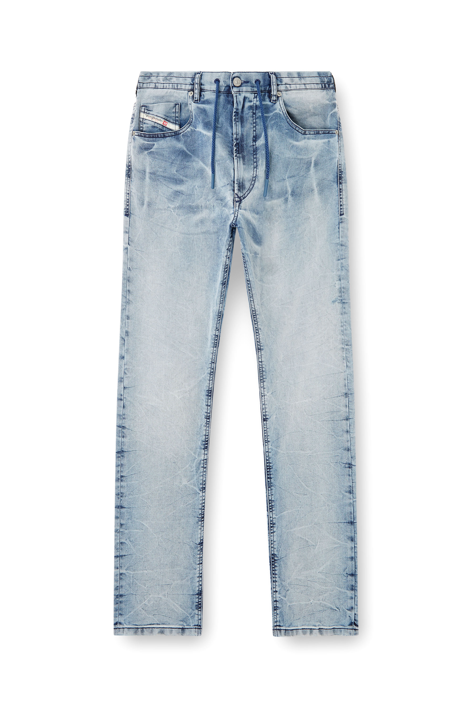 Diesel - Regular 2030 D-Krooley Joggjeans® 068PK Homme, Bleu Clair - Image 3