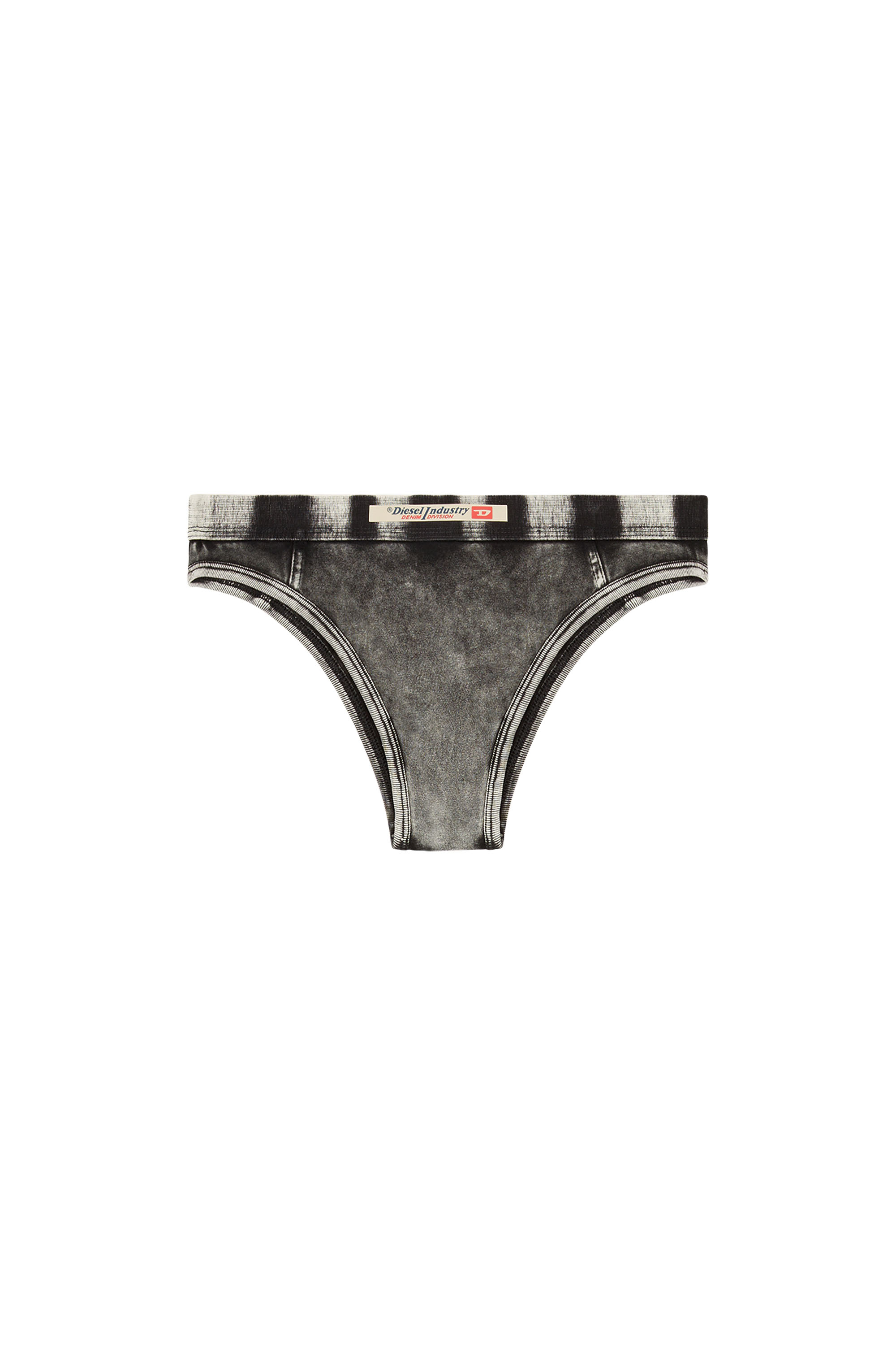 Diesel - CLODIA-DNM, Slips en jersey effet denim Femme in Noir - 4