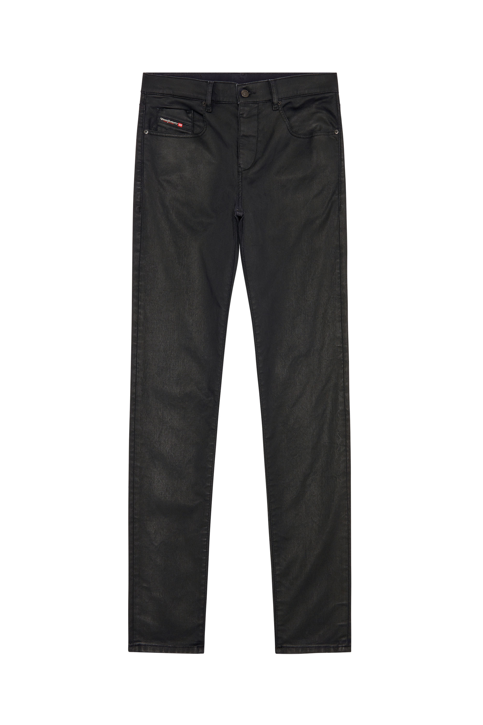 Diesel - D-Strukt JoggJeans® 068CP Slim, Black/Dark Grey - Image 3