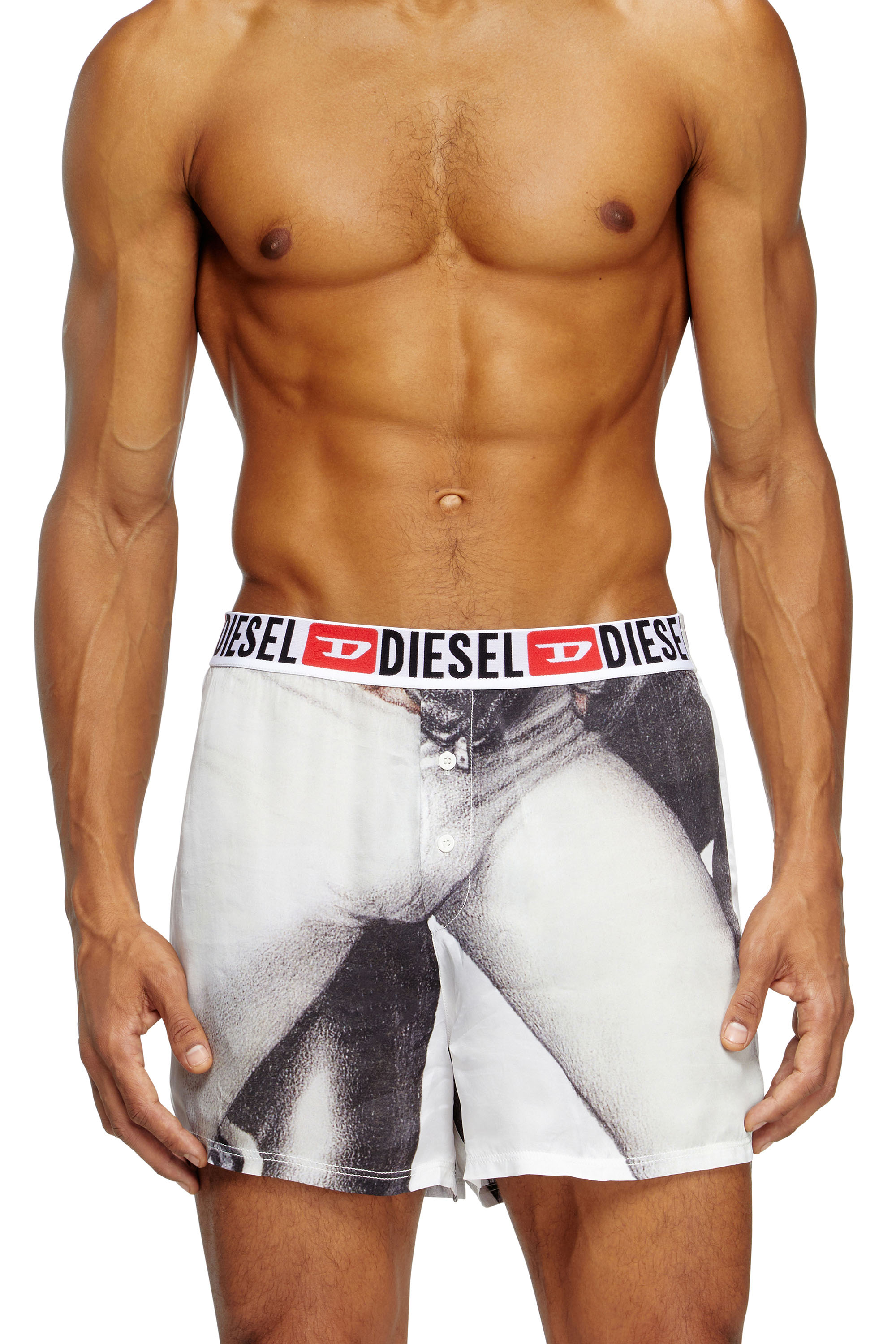 Diesel - PR-STARK, Boxer avec imprimé graphique Homme in Blanc - 2
