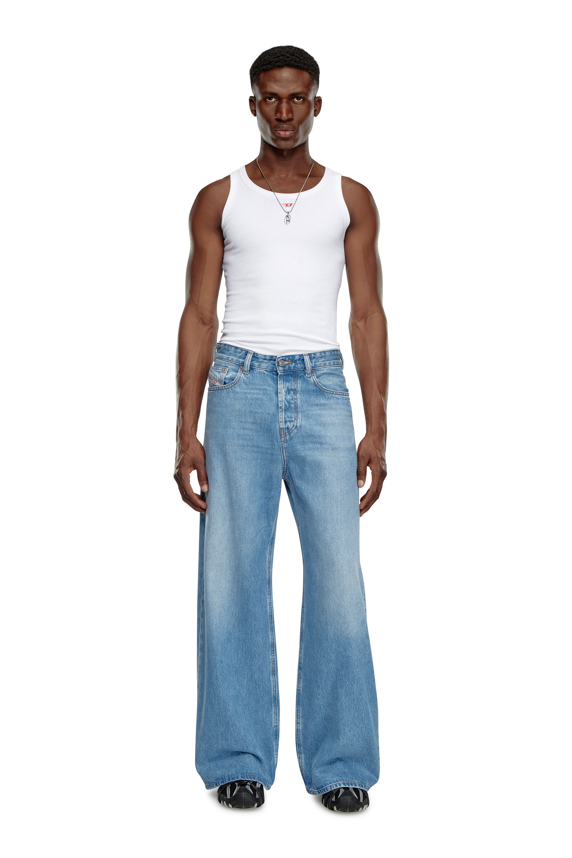 Diesel - Femme Straight Jeans 1996 D-Sire 09I29, Bleu Clair - Image 7