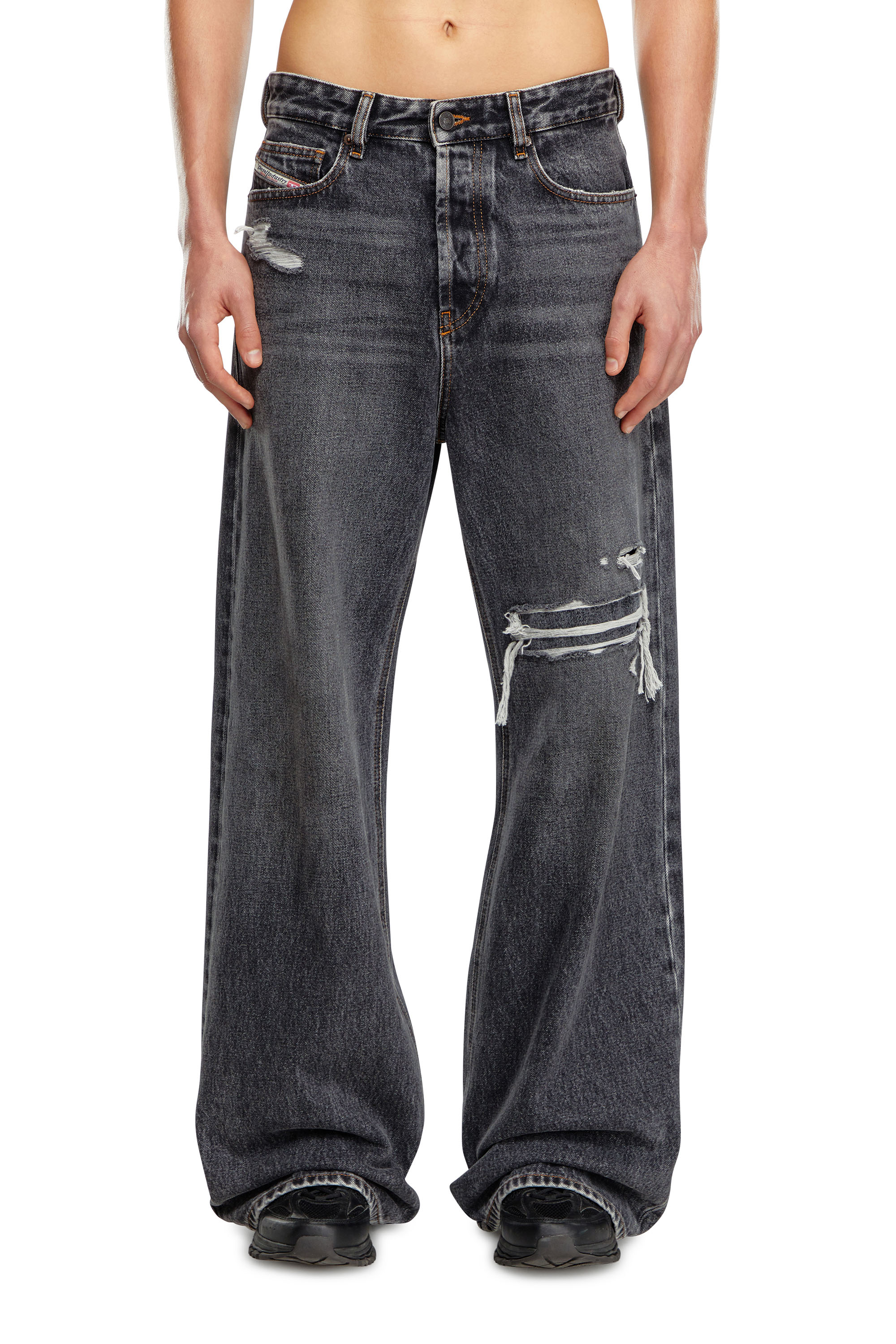 Diesel - Female Straight Jeans 1996 D-Sire 007F6, Black/Dark Grey - Image 6