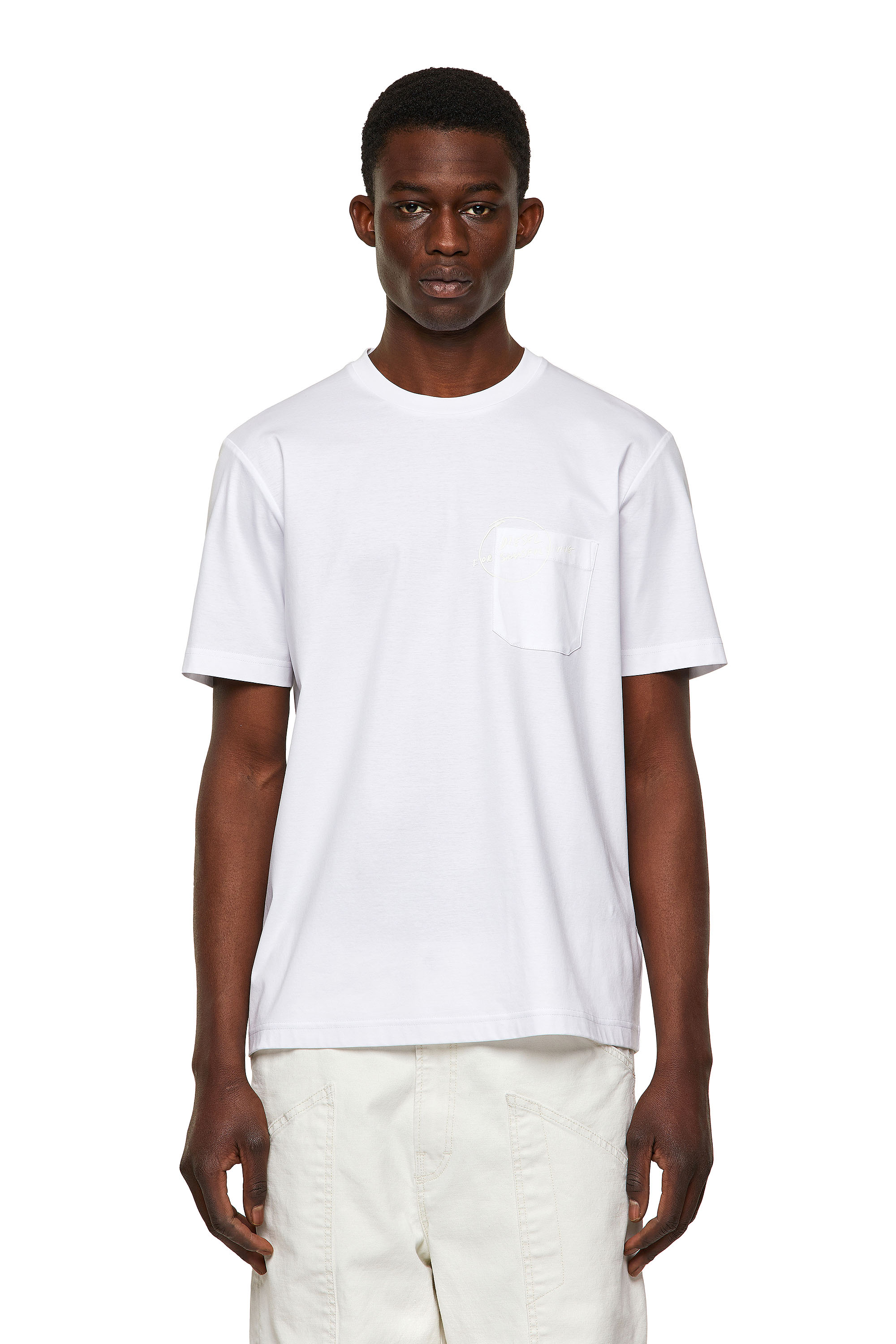 Diesel - T-JUST-WORKY, White - Image 1