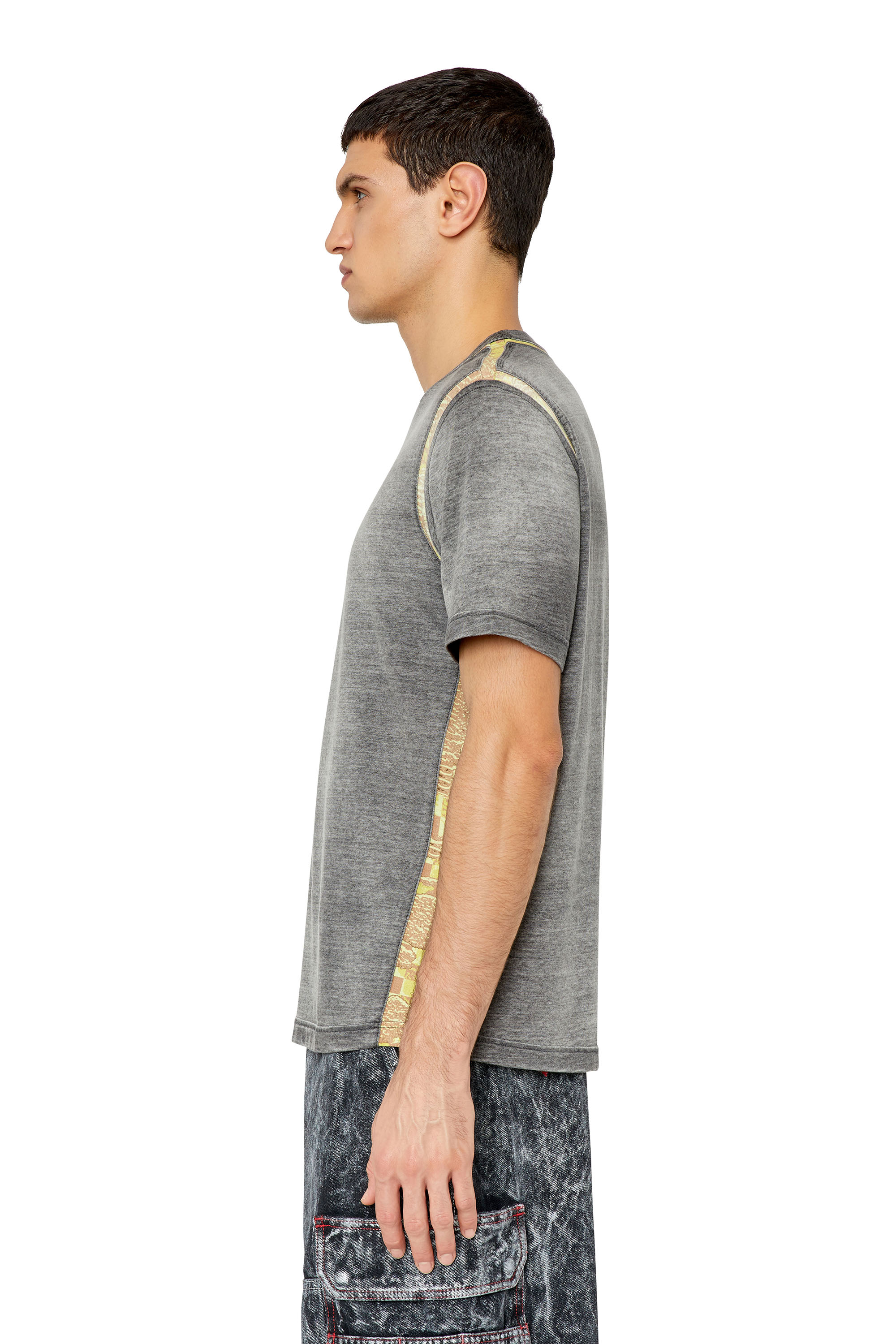 Diesel - T-JUSTINDI, Gris - Image 4