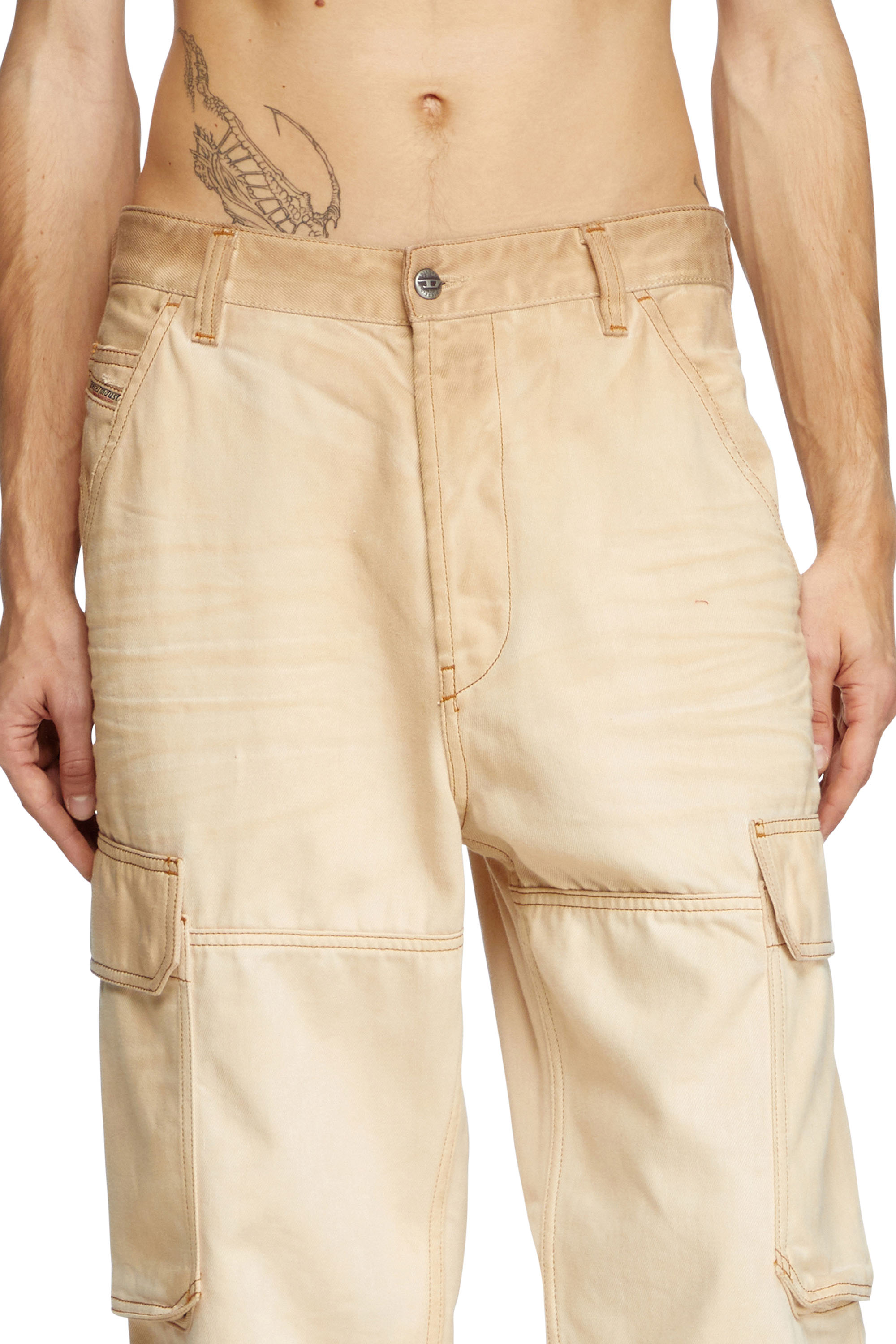 Diesel - Male's Regular Jeans D-Uty 09L26, Beige - 5