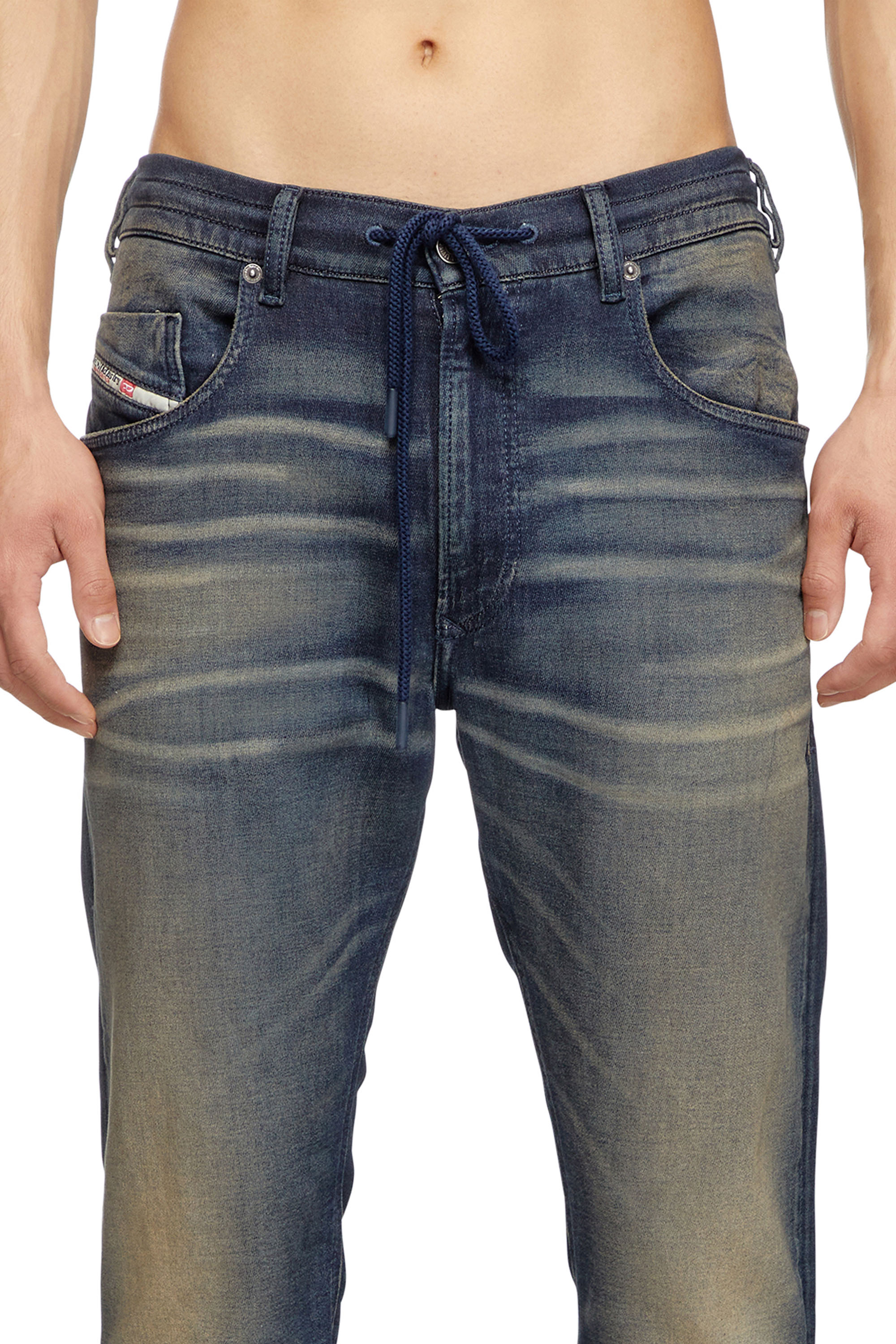 Diesel - Male's Regular 2030 D-Krooley Joggjeans® 068PM, Dark Blue - 3