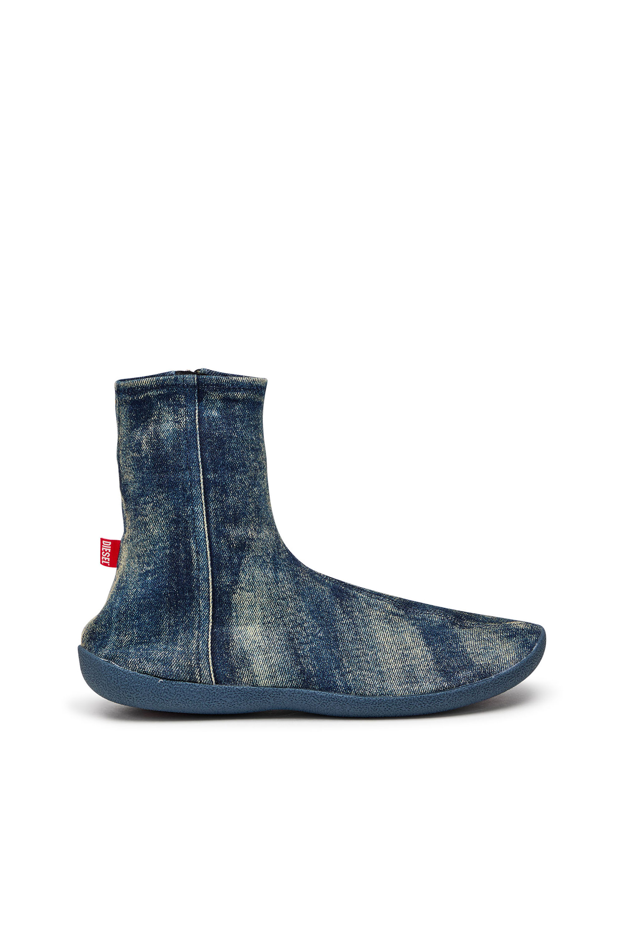 Diesel - D-SHOCK BT, Male's Socks boots in solarised denim in Blue - 1