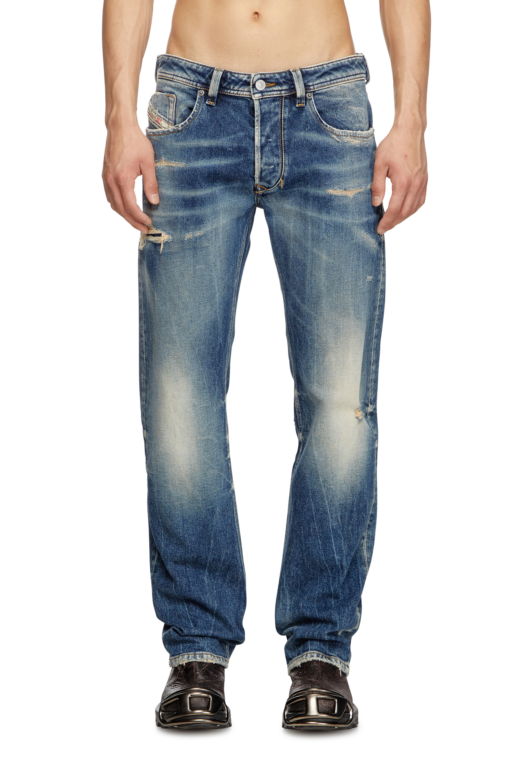 Diesel - Regular Jeans 1985 Larkee 007Y6 Homme, Bleu Foncé - Image 1