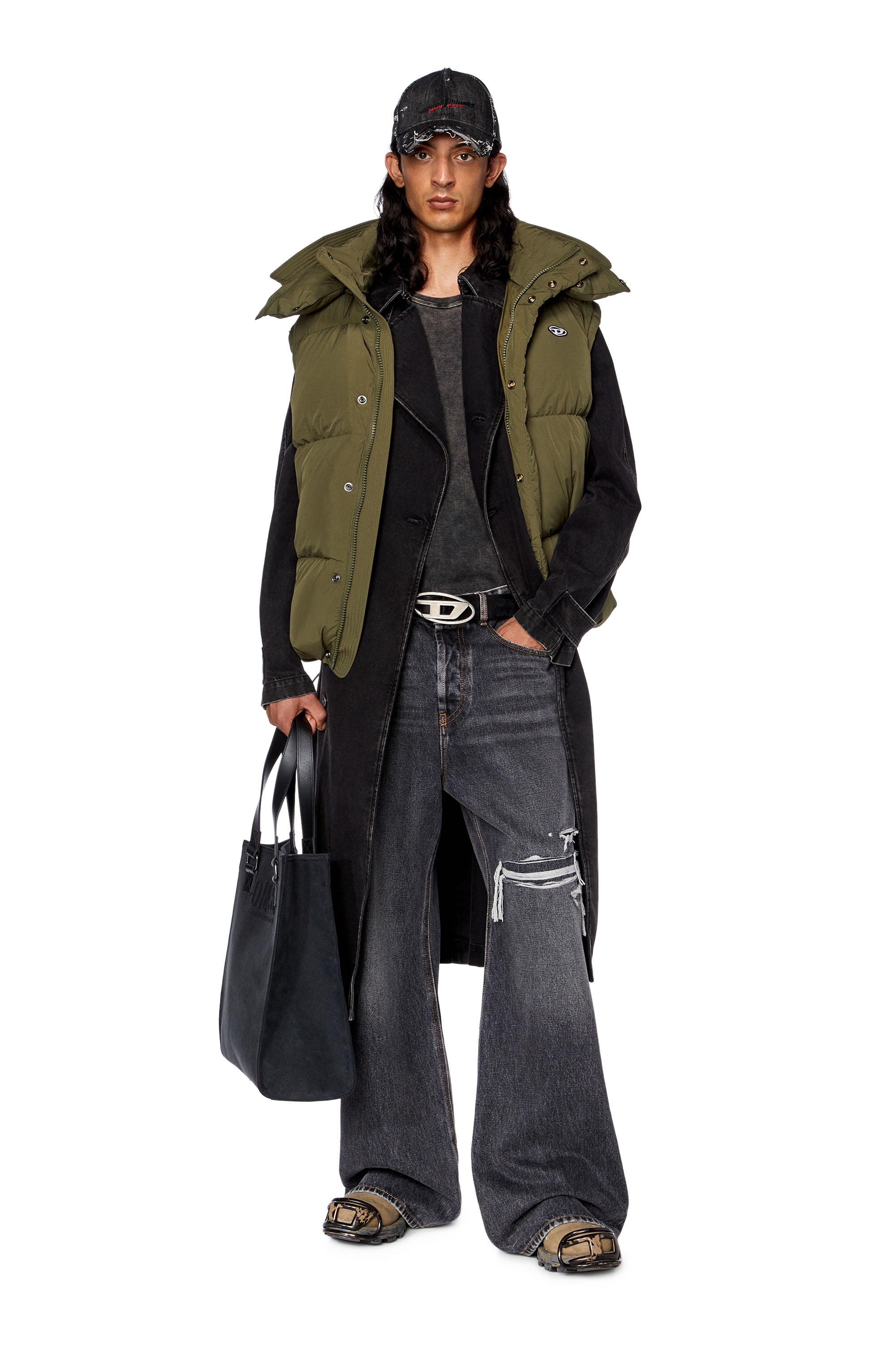Vintage DIESEL Jacket / Rain Coat / Windbreaker Outwear / Activewear /  Jacket / Tracksuit / Track Top / Black Shell Hood / L / XL / Parka -   Canada