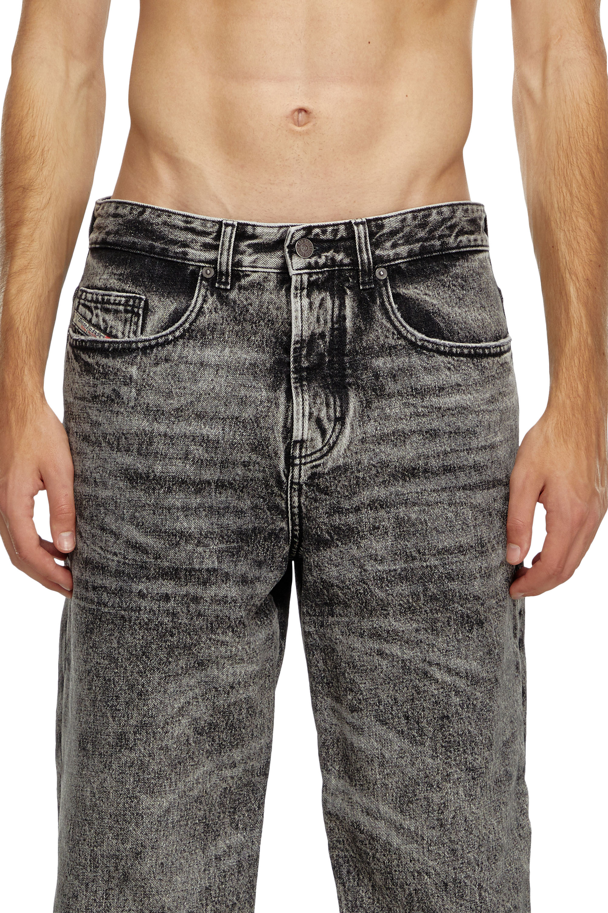 Diesel - Male's Straight Jeans D-Malon 0CBDE, Black/Dark Grey - 5