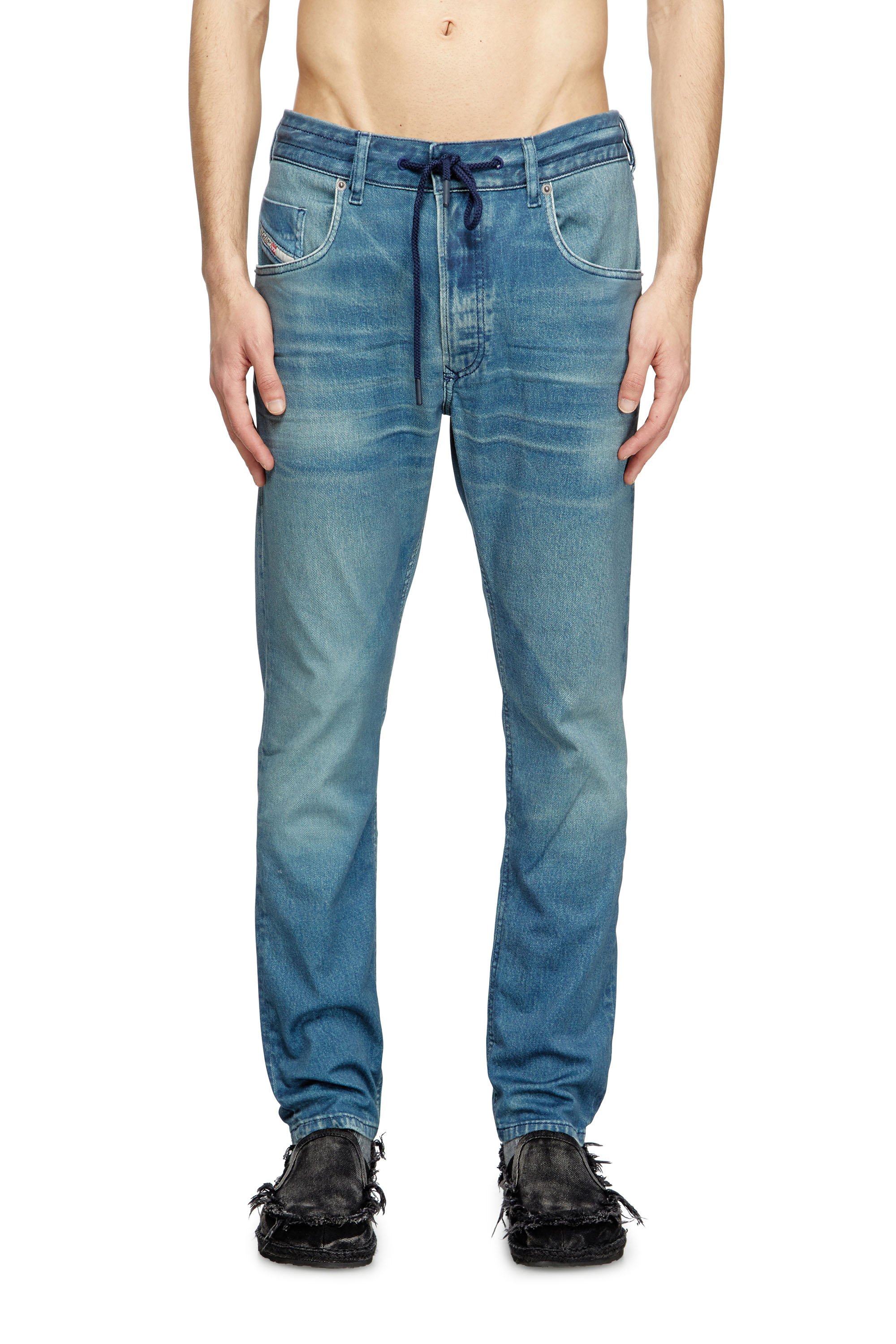 Diesel - Regular 2030 D-Krooley Joggjeans® 068PC Homme, Bleu Clair - Image 1