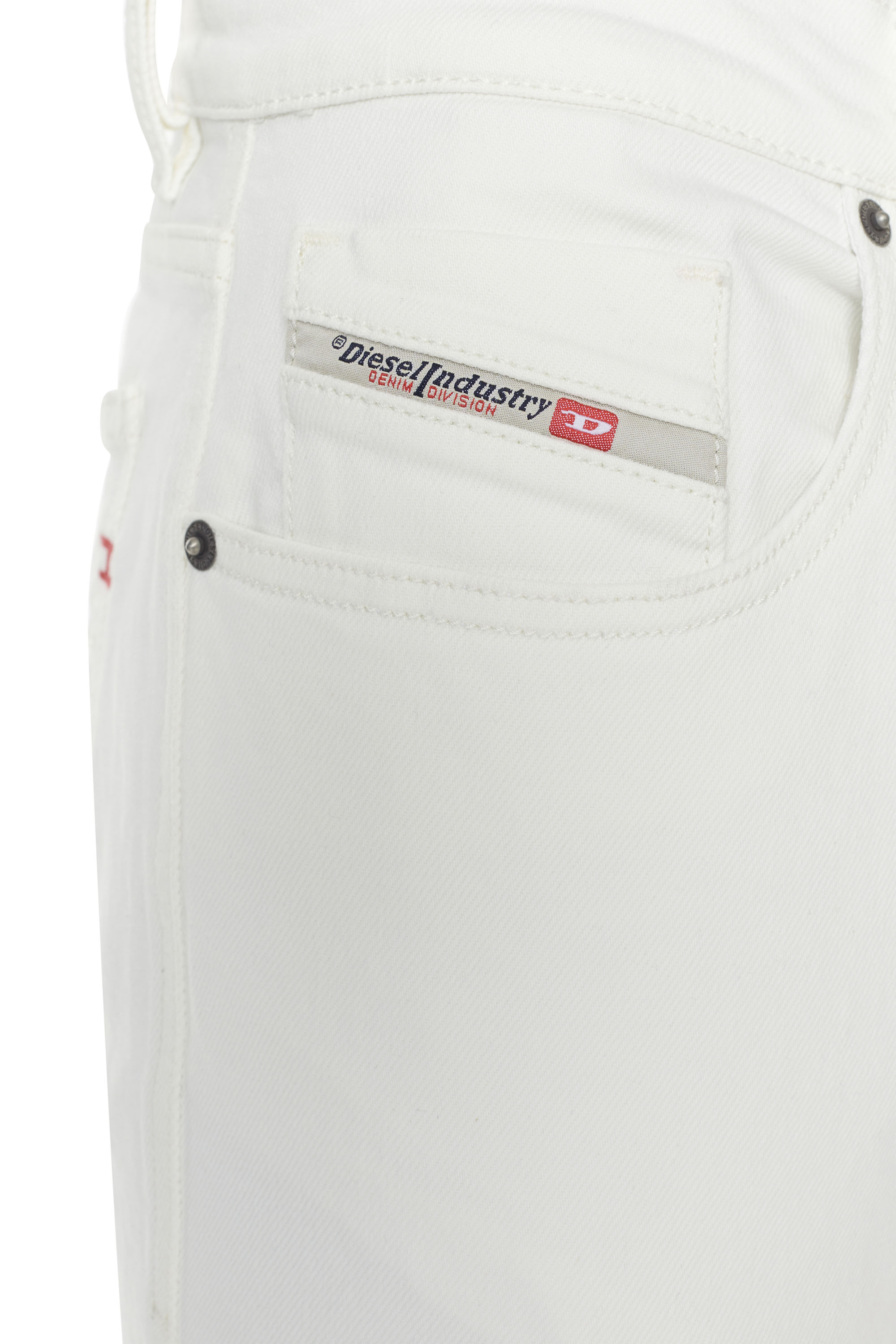 Diesel - 2019 D-STRUKT 09D63 Slim Jeans, White - Image 5