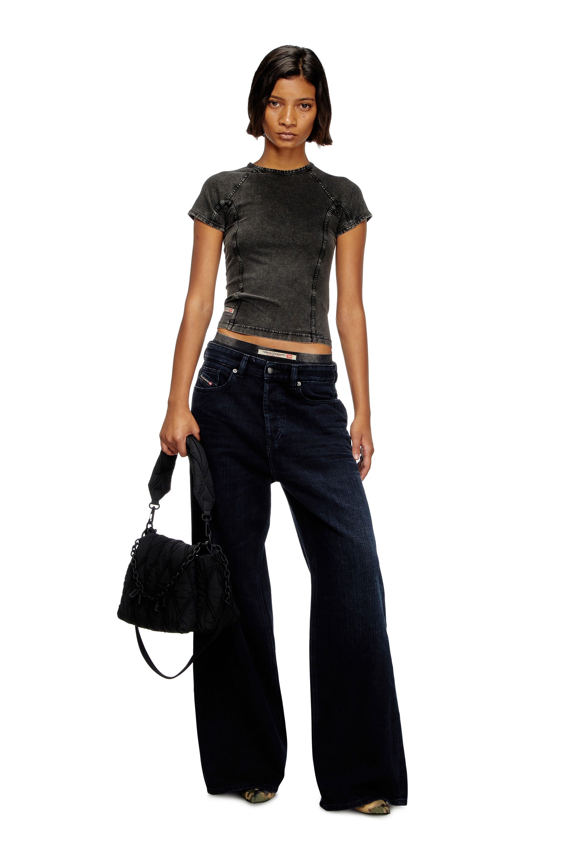 Diesel - Female's Relaxed Jeans 1996 D-Sire 09L54, Dark Blue - 4