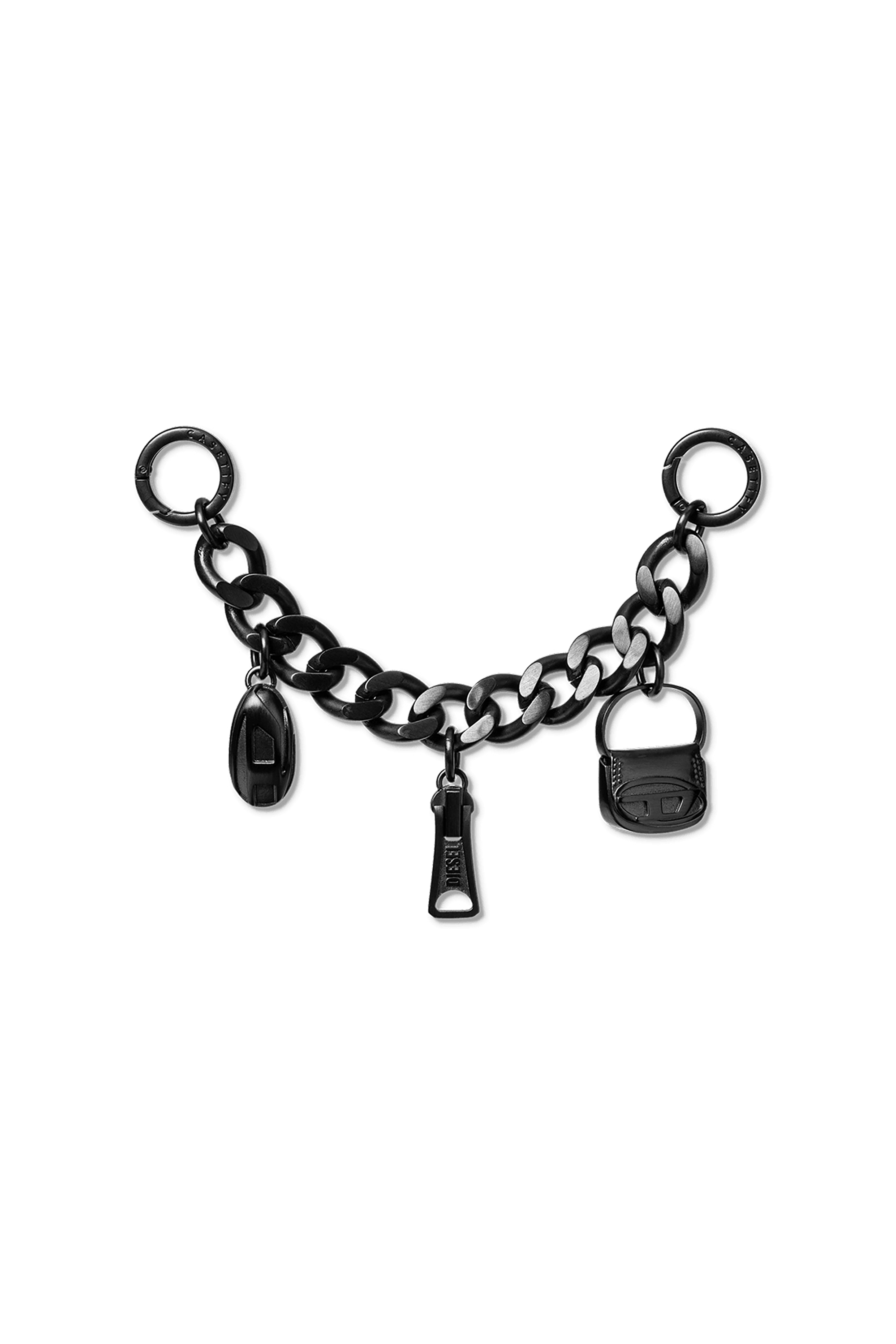 Diesel - 60375 CASETIFY  CHARMS CHAIN, Pendentif Épais Gun Metal Mixte in Noir - 2