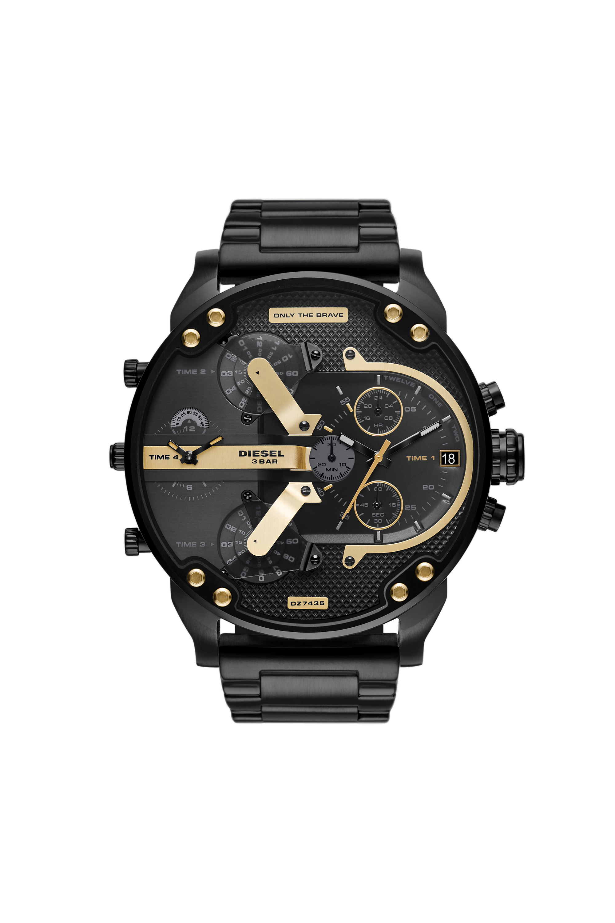 diesel black watches for men