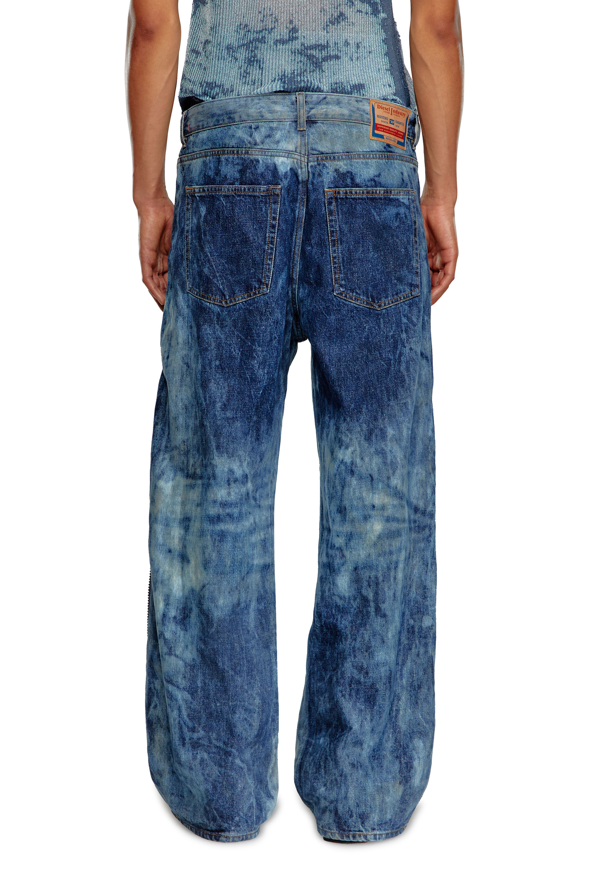 Diesel - Straight Jeans D-Rise 0PGAX, Medium Blue - Image 4