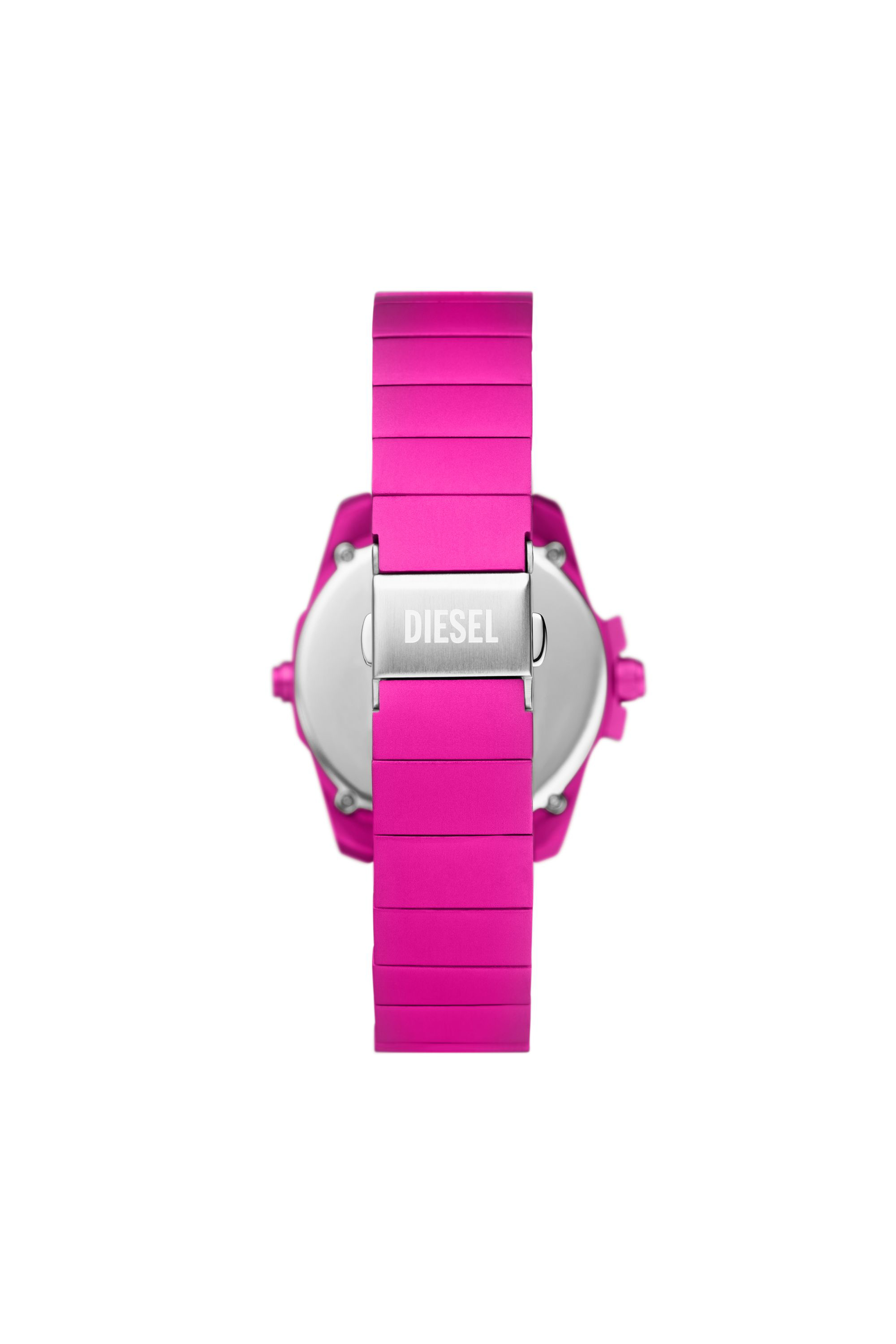 Diesel - DZ2206 WATCH, Male Baby chief digital pink aluminum watch in Pink - Image 2