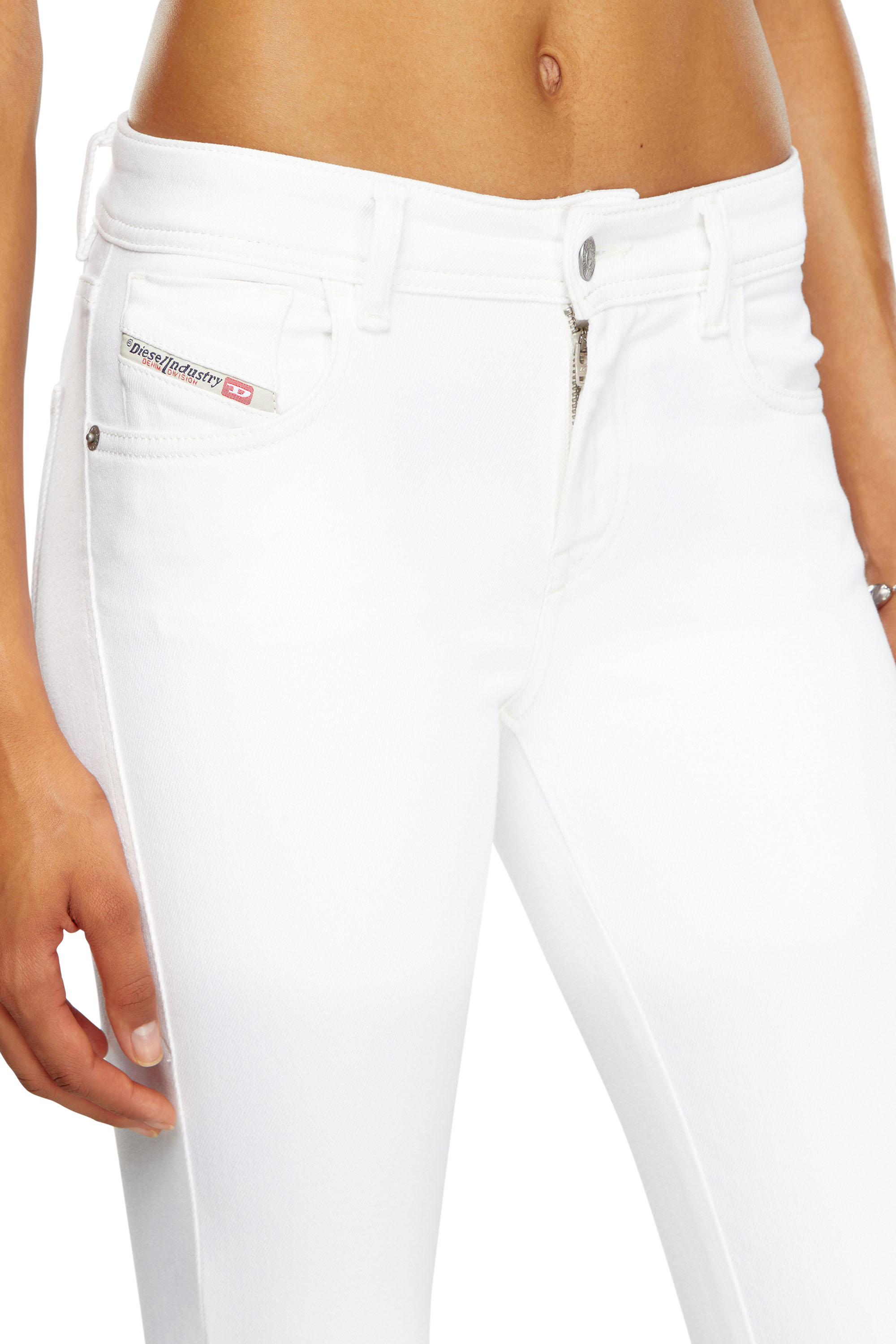 Diesel - Female Super skinny Jeans 2017 Slandy 09F90, White - Image 4