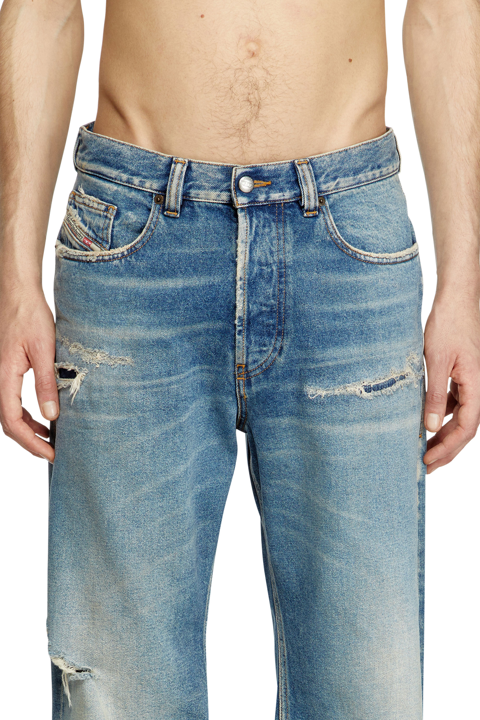 Diesel - Regular Jeans 2010 D-Macs 09L43 Homme, Bleu moyen - Image 5