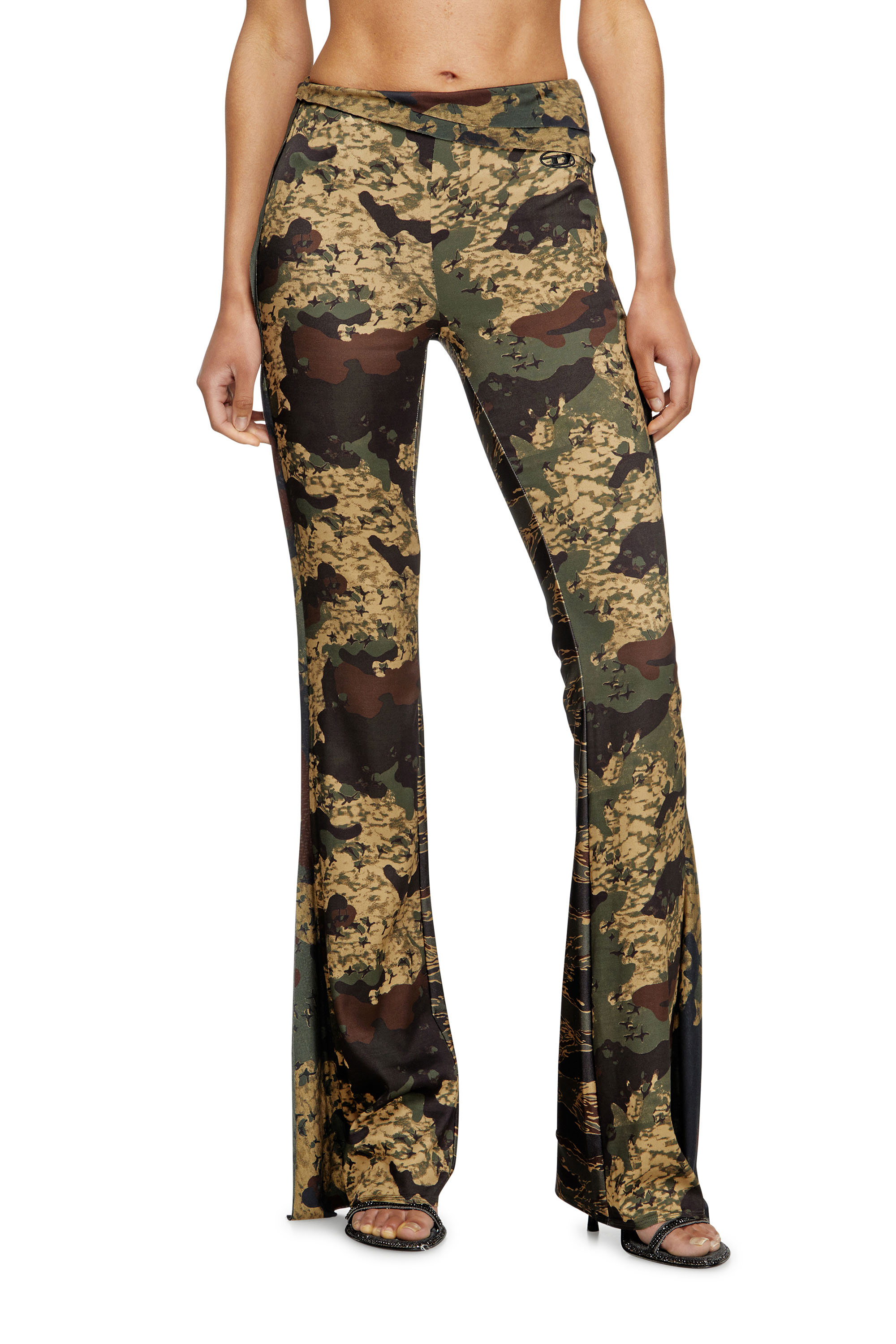 Diesel - P-AFFAL, Pantalon de jazz avec imprimés camouflage mélangés Femme in ToBeDefined - 1