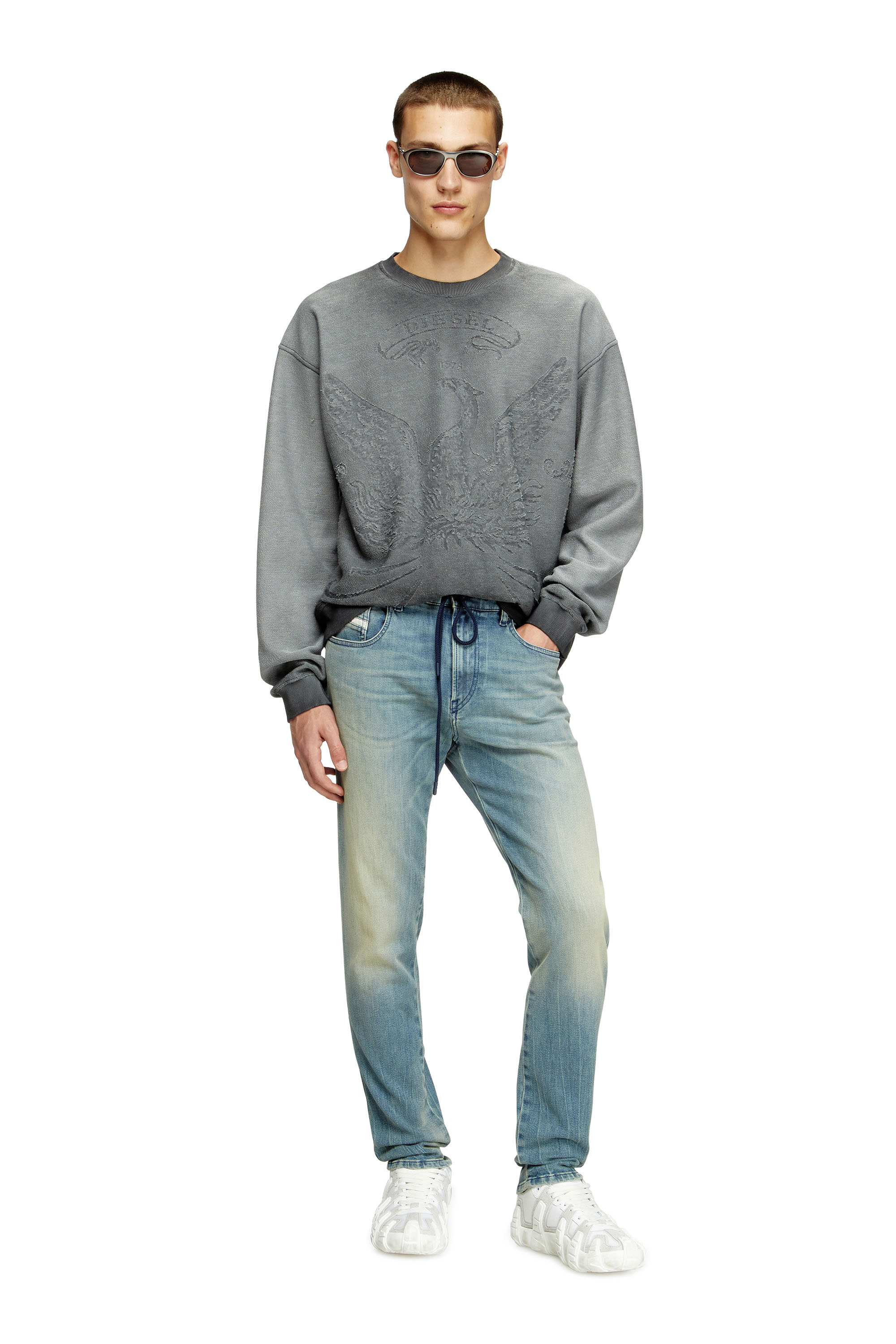 Diesel - Male's Slim 2062 D-Strukt Joggjeans® 09M31, Light Blue - 2