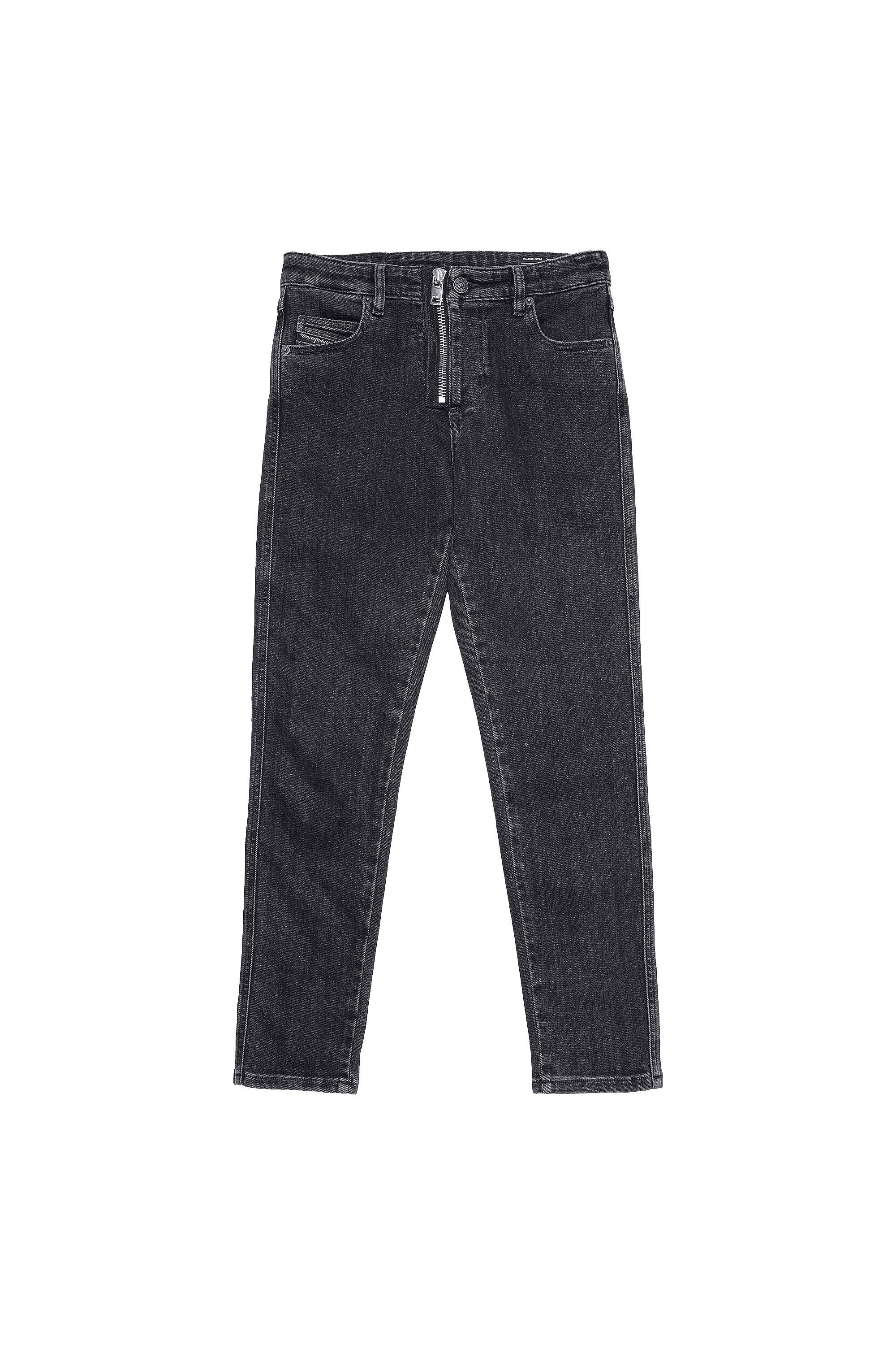 Diesel - 2015 BABHILA 09A67 Skinny Jeans, Noir/Gris foncé - Image 6
