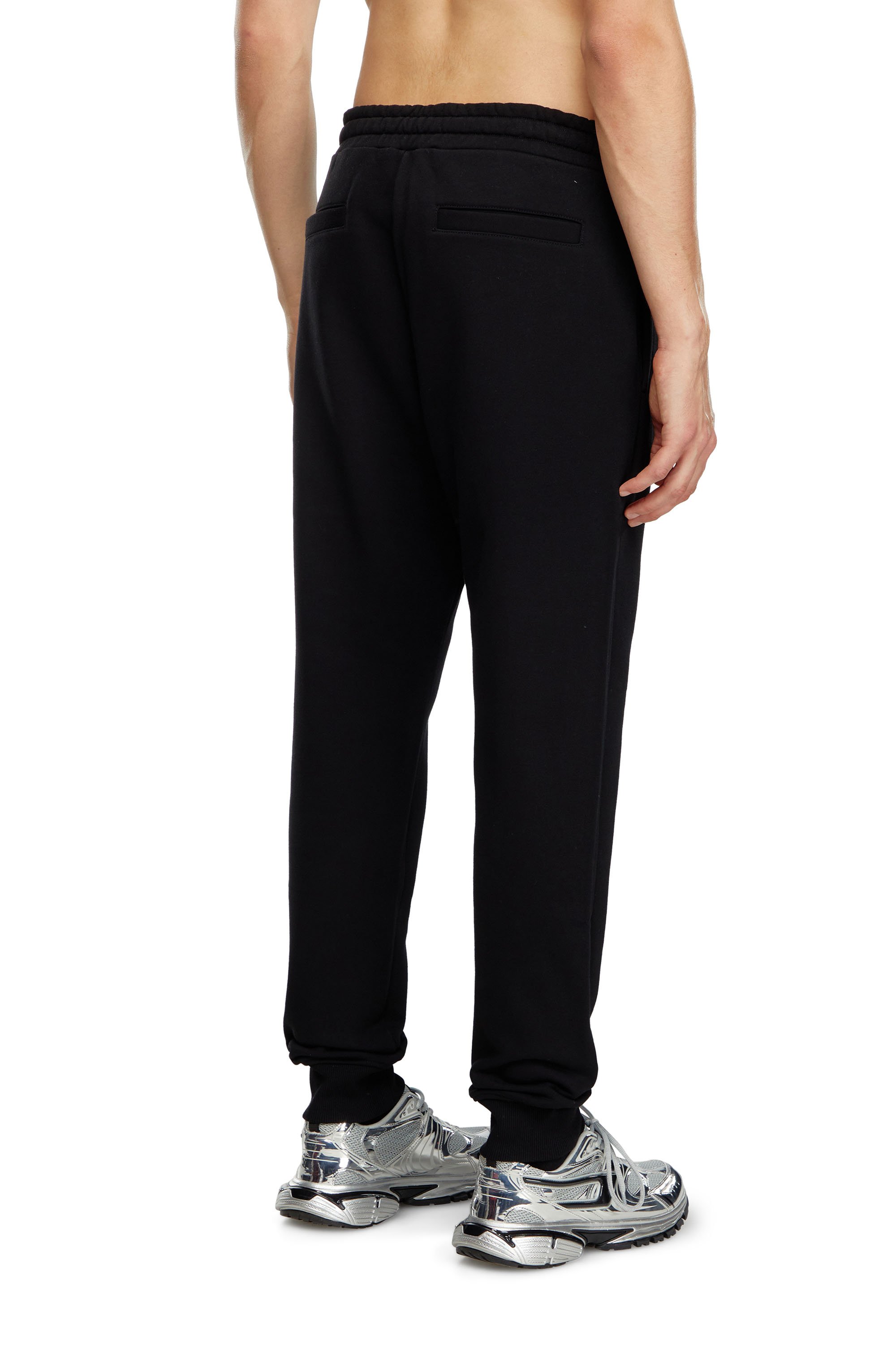 Diesel - P-TARY-DOVAL-PJ, Male Track pants with Oval D patch in Black - Image 2