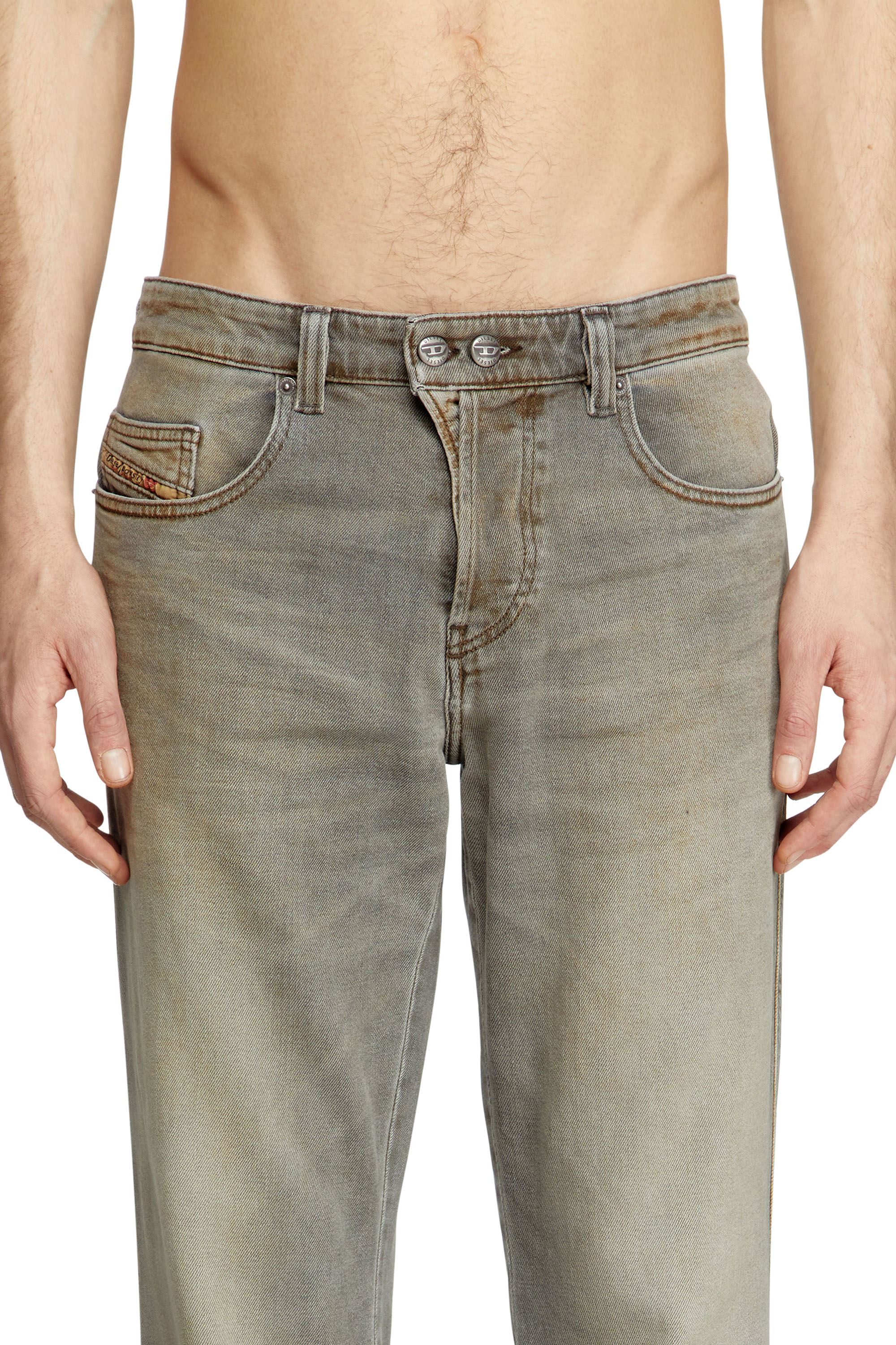 Diesel - Male's Bootcut Jeans 1998 D-Buck 09L37, Light Grey - 5