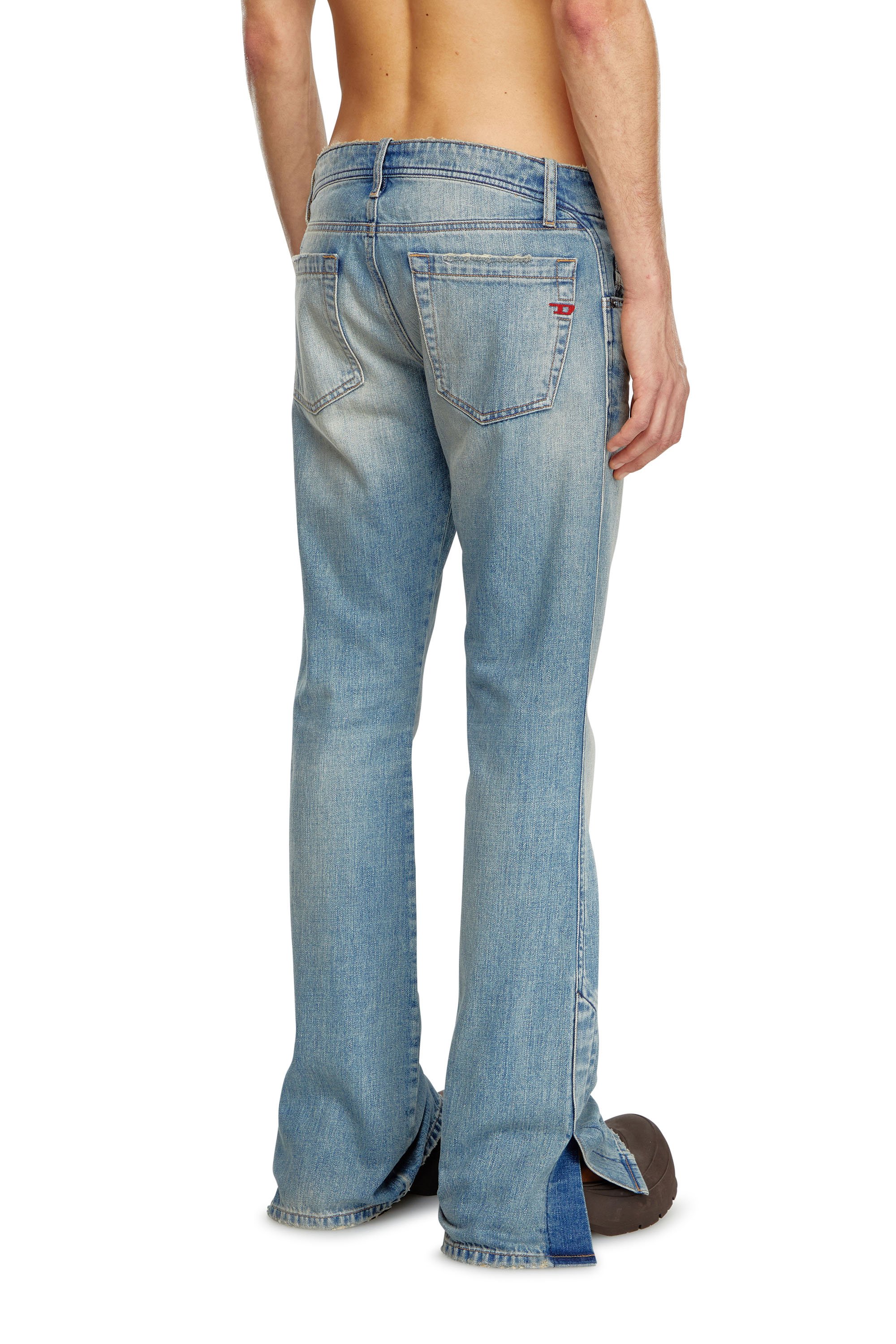Diesel - Male Bootcut Jeans D-Backler 0GRDN, Light Blue - Image 4