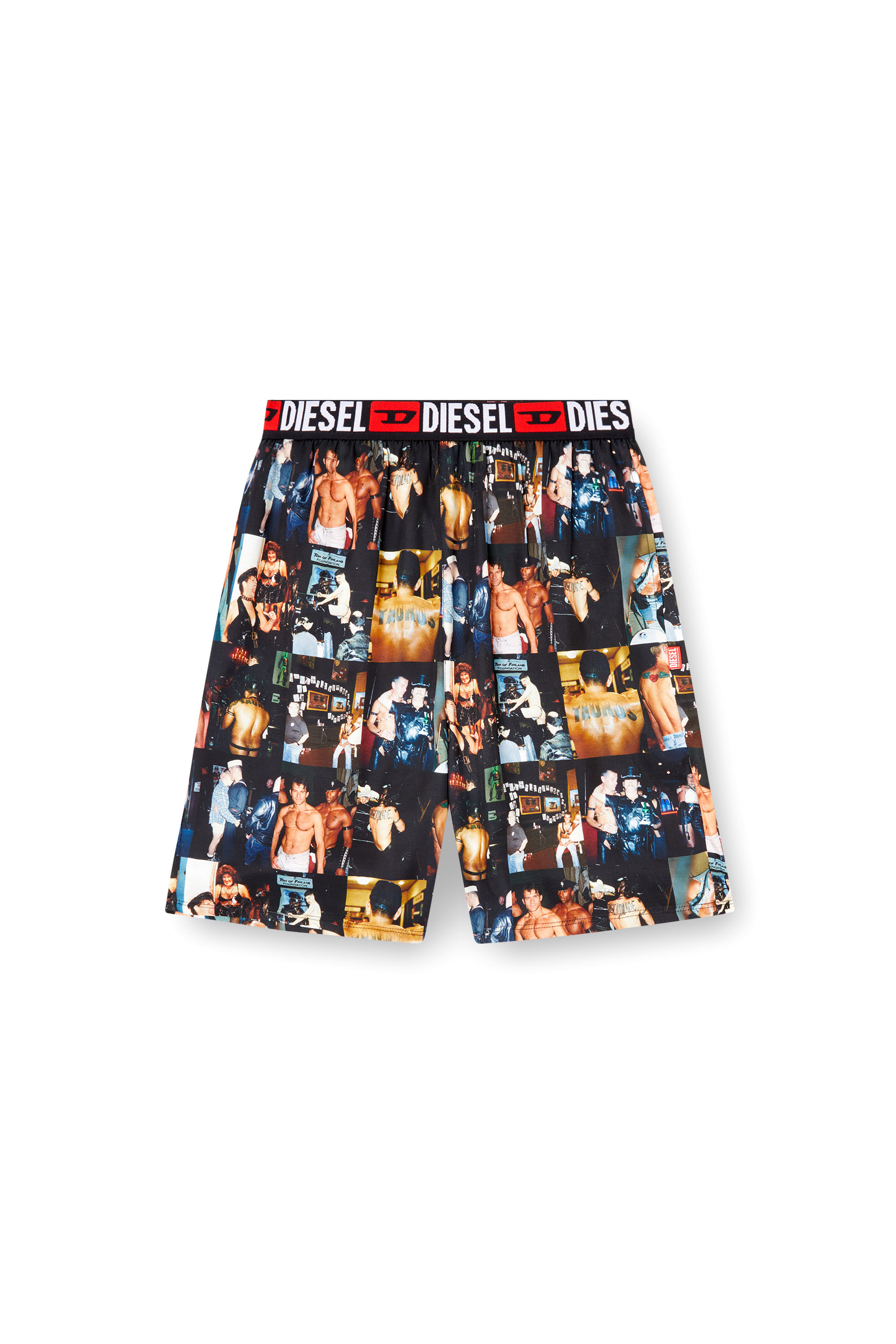 Diesel - PR-P-TOLL-SHOR-TOM25, Chemise bowling avec imprimés graphiques Mixte in Noir - 3