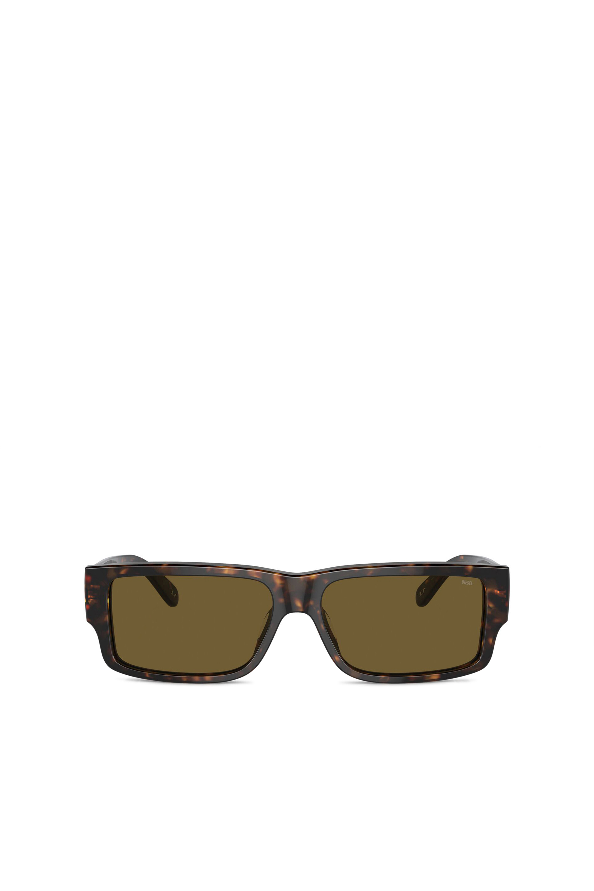 Diesel - 0DL2003 SIZE 57, Male's Rectangle sunglasses in Brown - 1