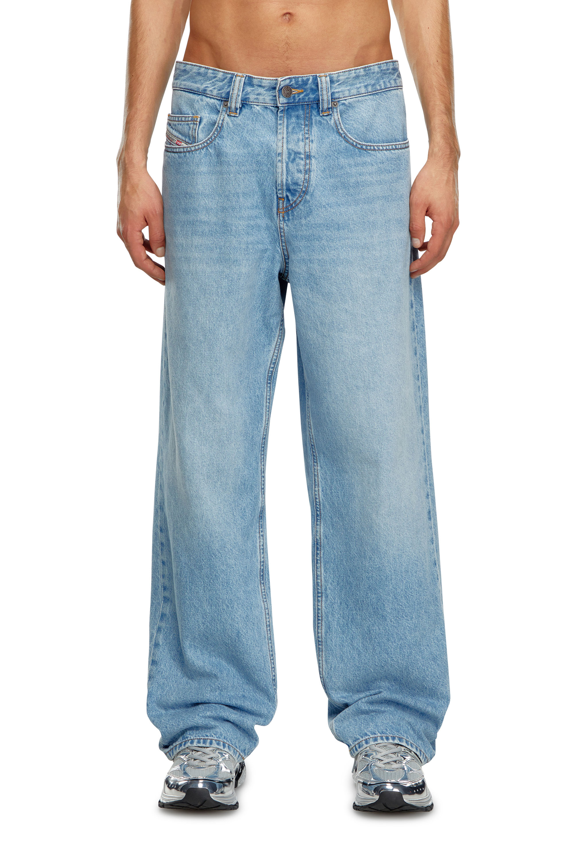 Diesel - Male's Relaxed Jeans 2001 D-Macro 09I29, Light Blue - 1