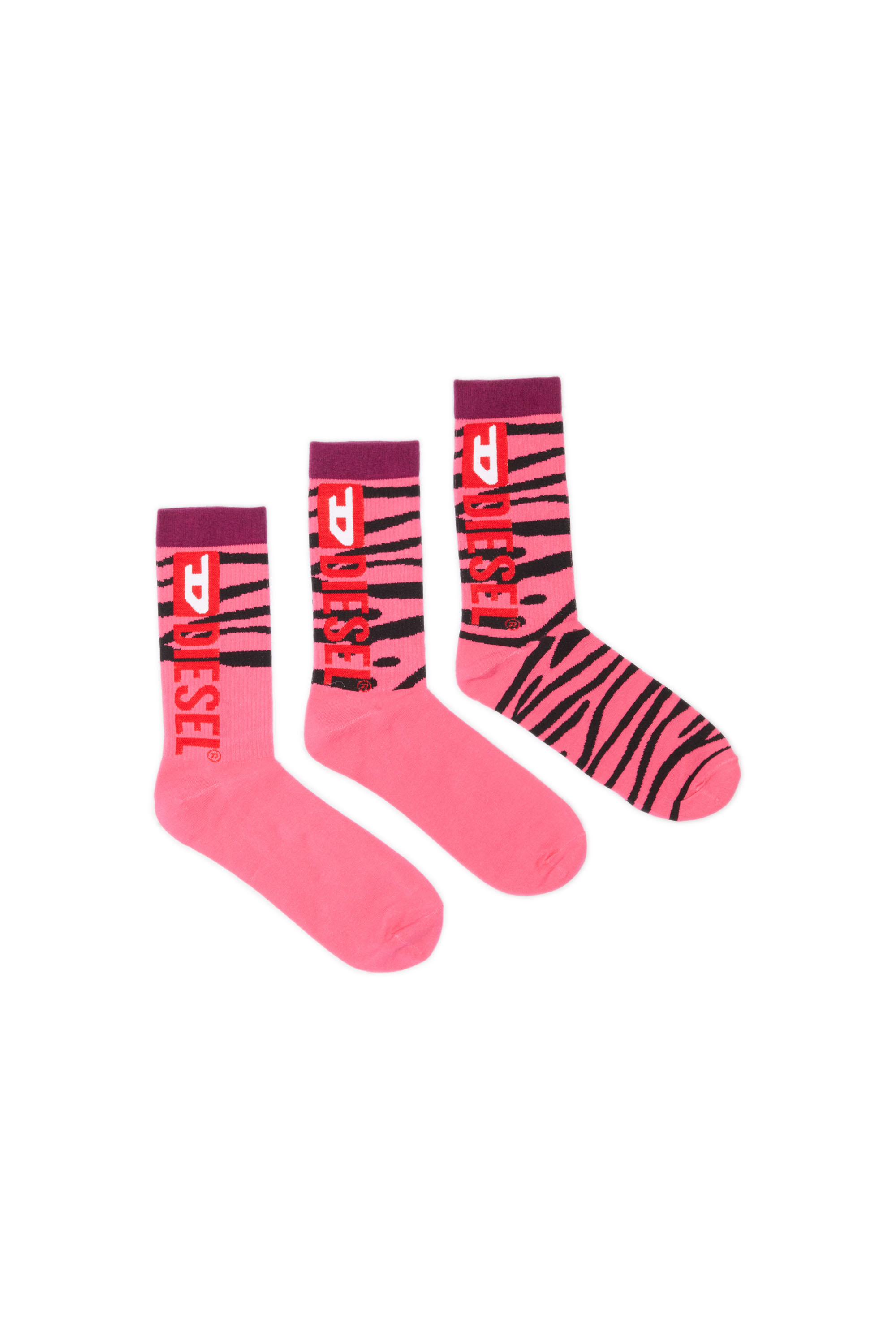 SKM-RAY-THREEPACK, Pink - Socks