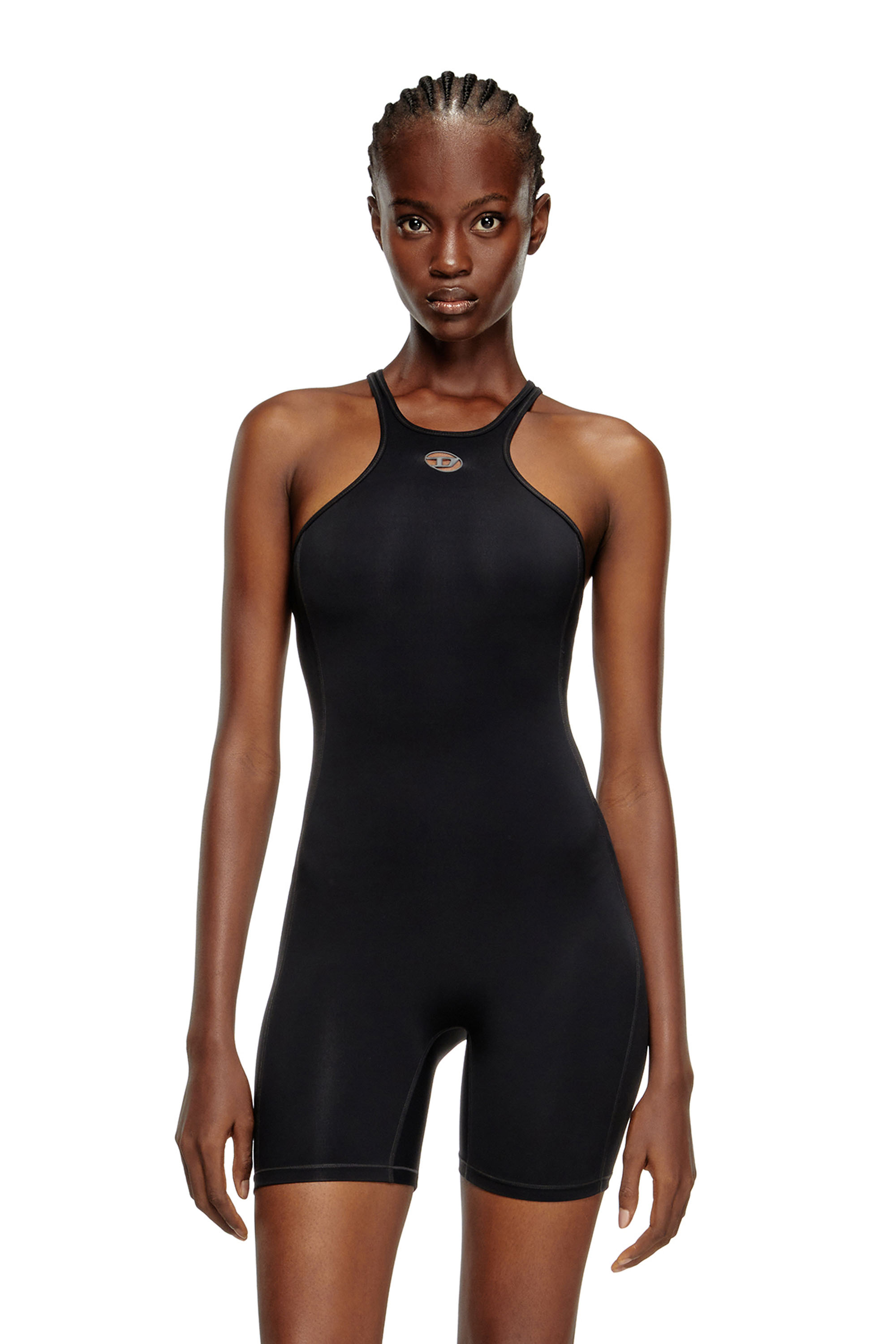 Diesel - NYDIA-UTLT, Female's Racer back playsuit in Black - 1