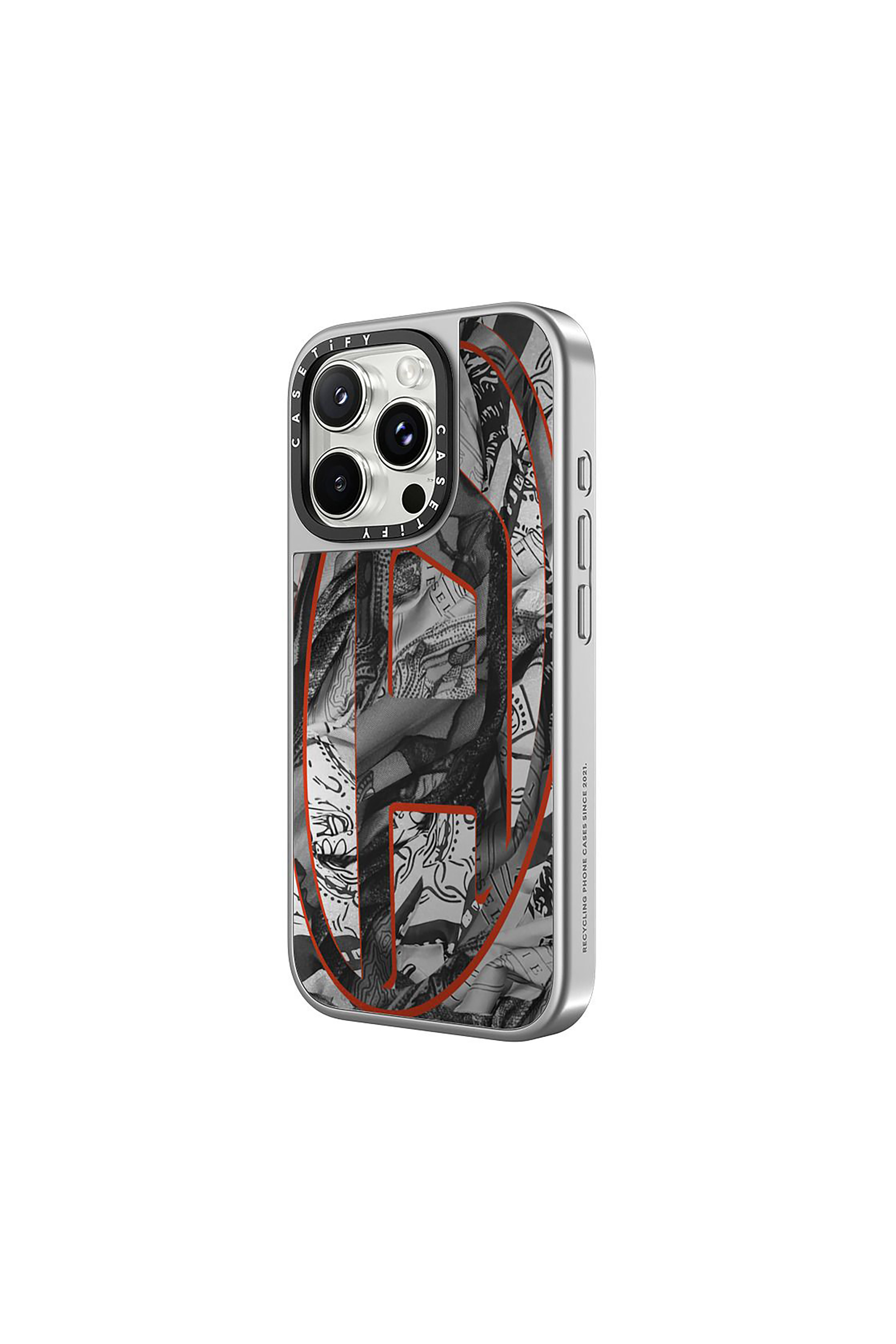 Diesel - 60338 CASETIFY MOULDED CASE, Coque MagSafe Bandana iPhone 16 Pro Mixte in Polychrome - 3