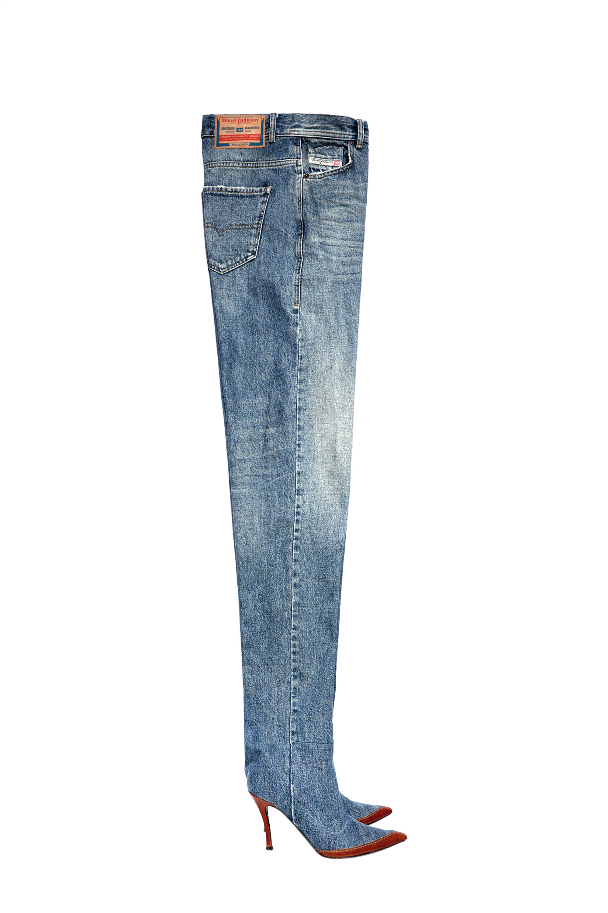 Diesel - 1956 D-Tulip 007A7 Straight Jeans,  - Image 6