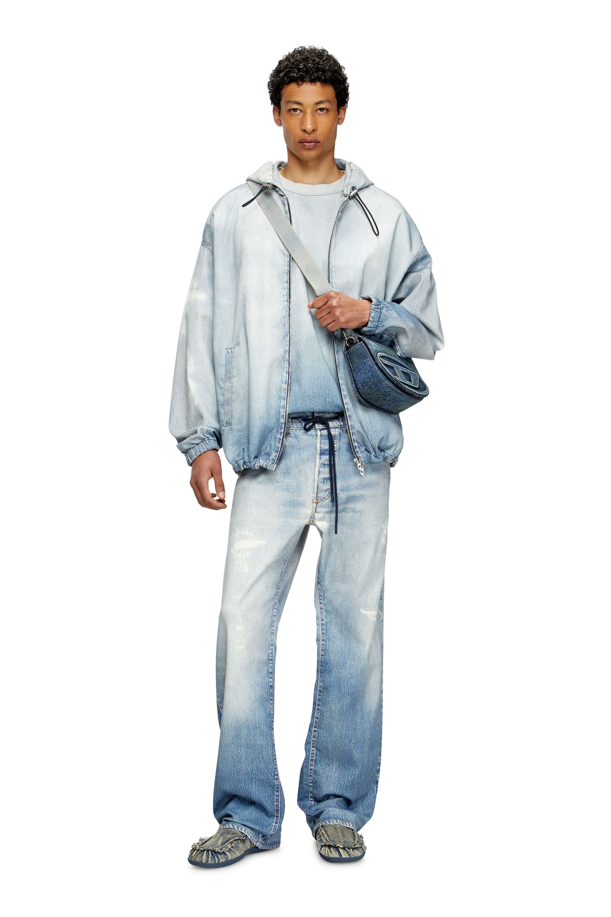 Diesel - Relaxed 2080 D-Reel Joggjeans® 068RX Homme, Bleu Clair - Image 2