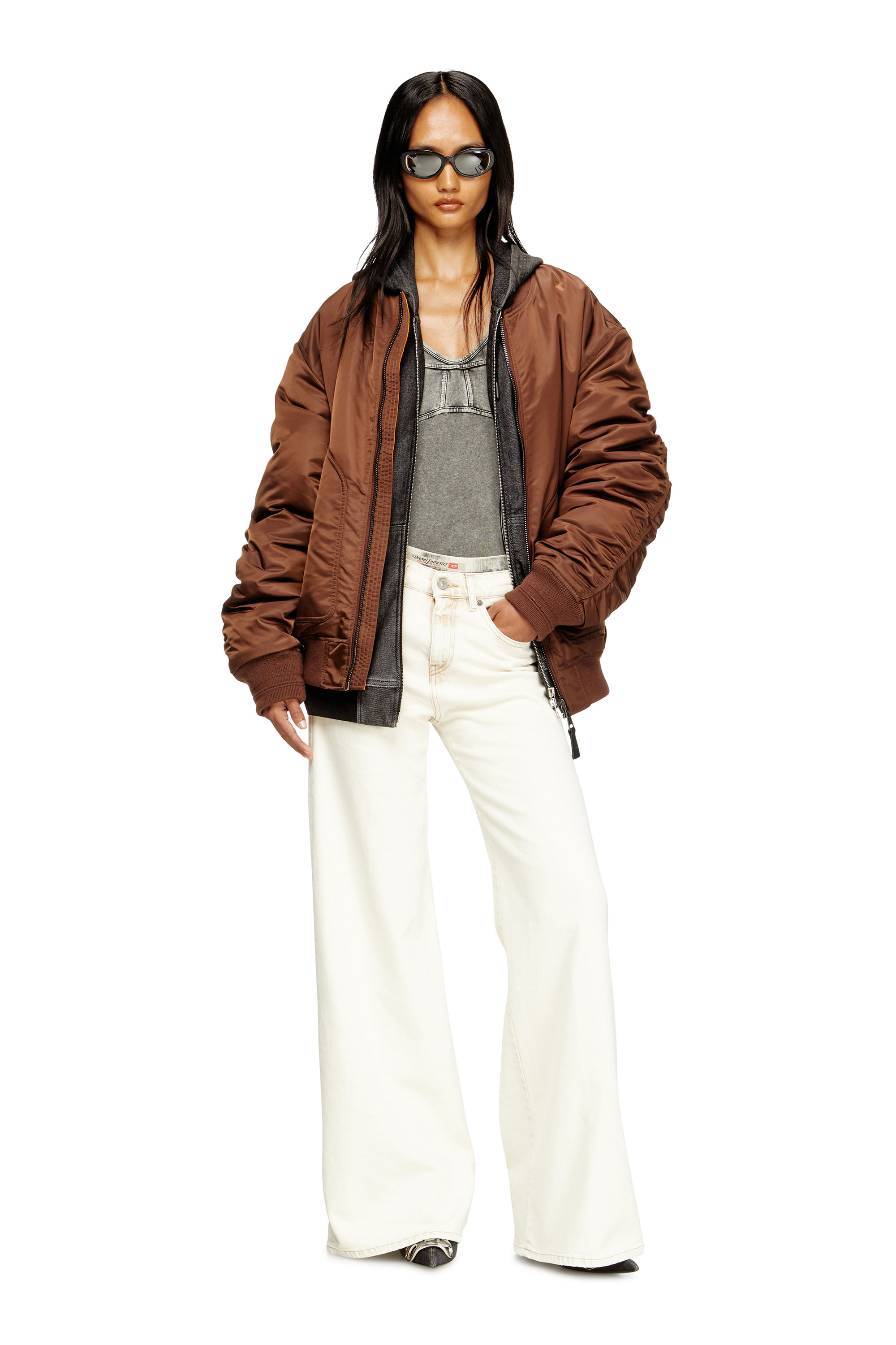 Diesel - Female's Flare Jeans 1978 D-Akemi 09M70, White - 2