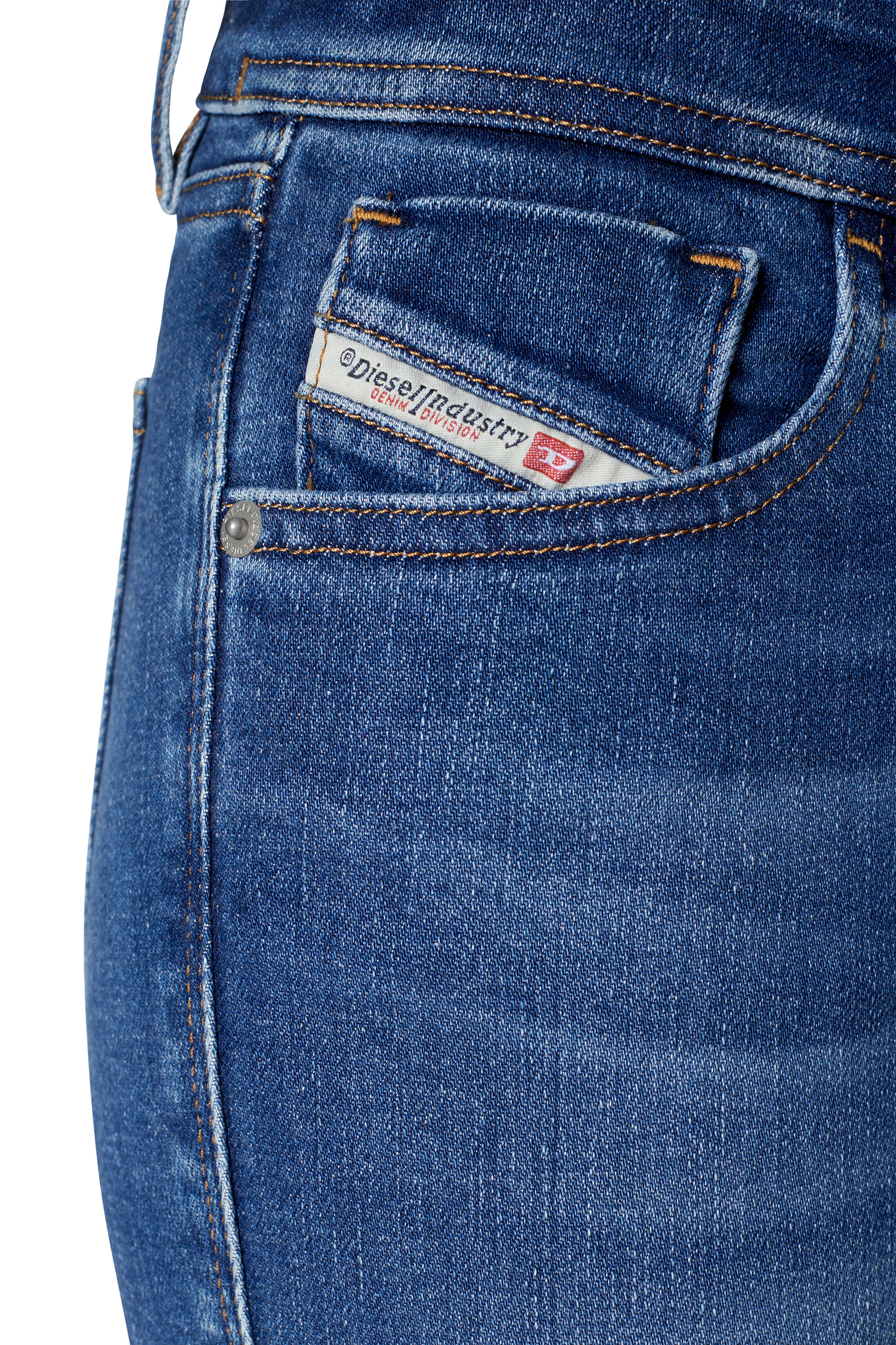 Diesel - Super skinny Jeans 2018 Slandy-Low 09C21, Female's Super skinny Jeans - 2018 Slandy-Low in Medium Blue - 5