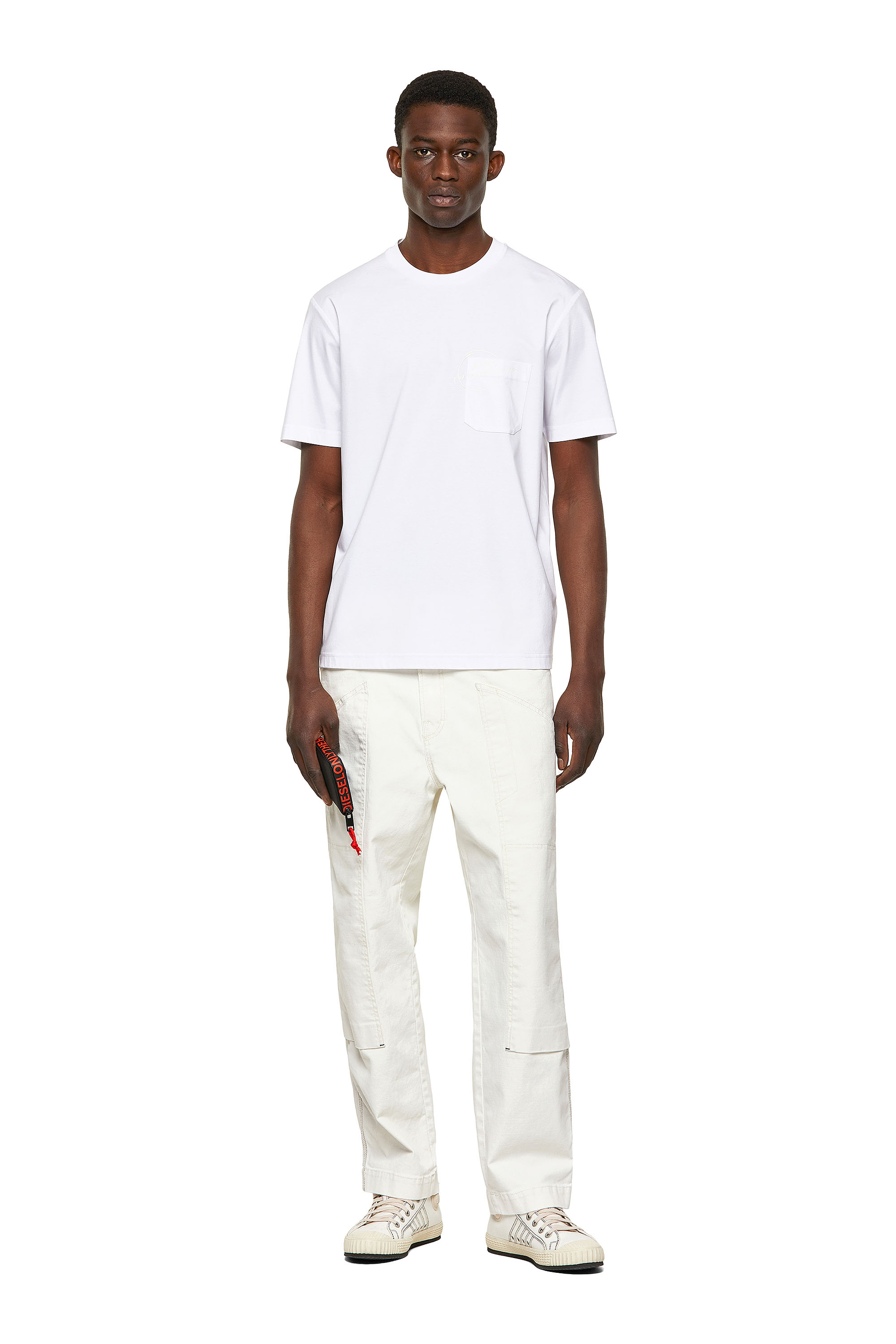 Diesel - T-JUST-WORKY, Blanc - Image 4