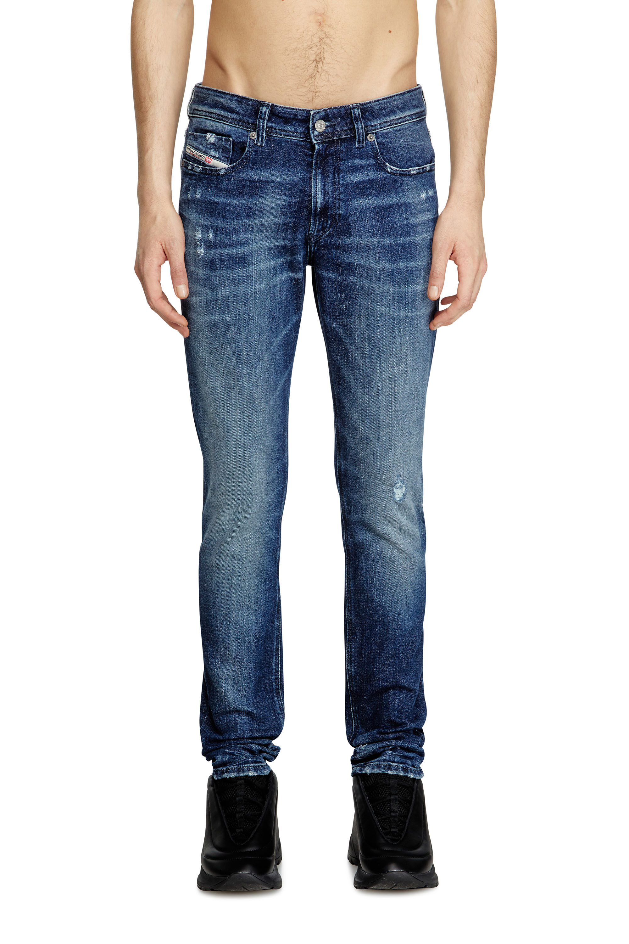 Diesel - Skinny Jeans 1979 Sleenker 09L42 Homme, Bleu Foncé - Image 1