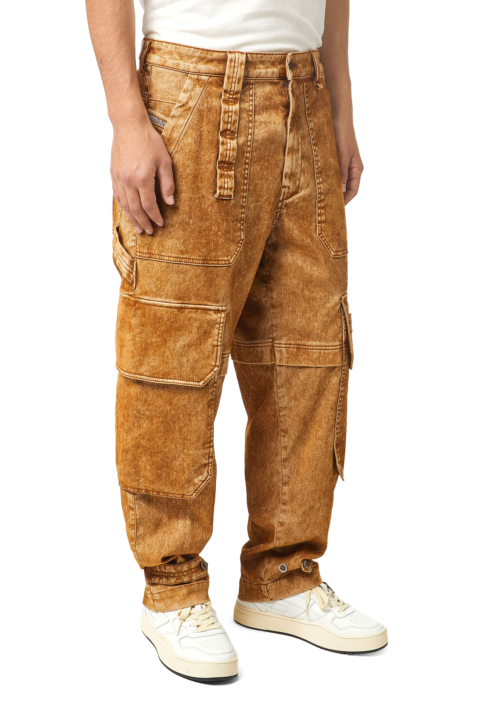 Diesel - D-Multy JoggJeans® 0AFAT Tapered, Marron Clair - Image 4