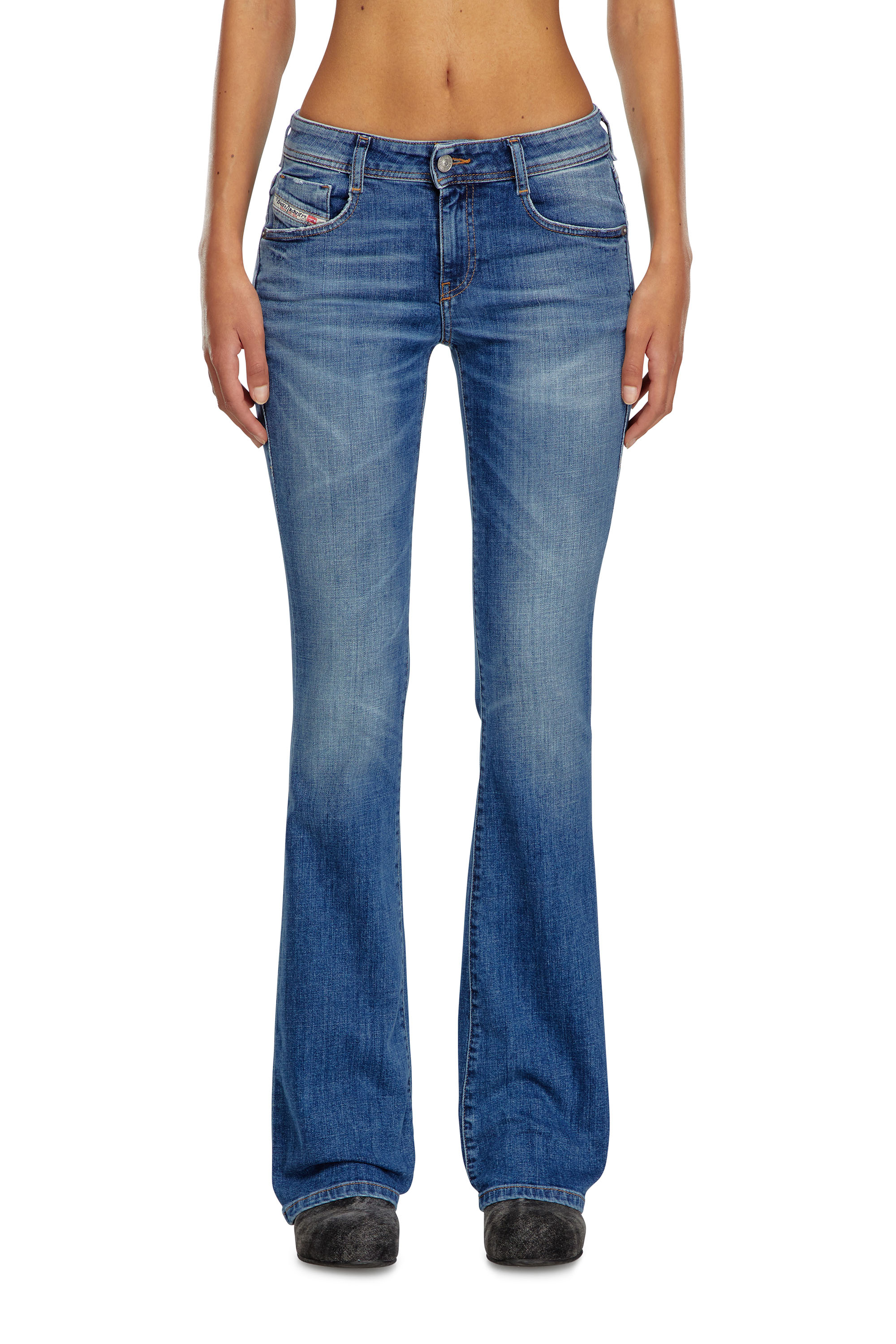 Diesel - Female Bootcut and Flare Jeans 1969 D-Ebbey 09J33, Medium Blue - Image 1