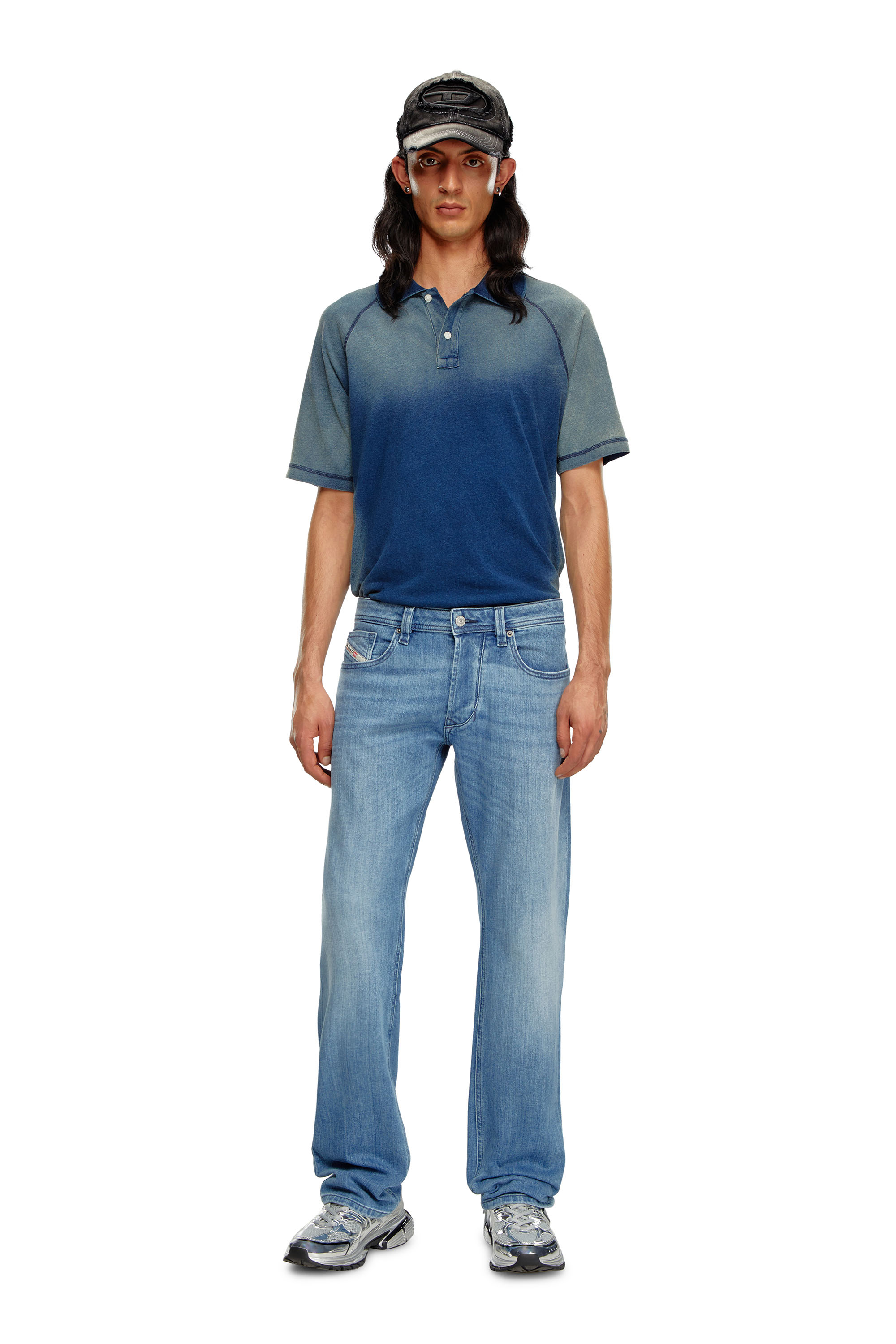 Diesel - Regular Jeans 1985 Larkee 0GRDI Homme, Bleu Clair - Image 3