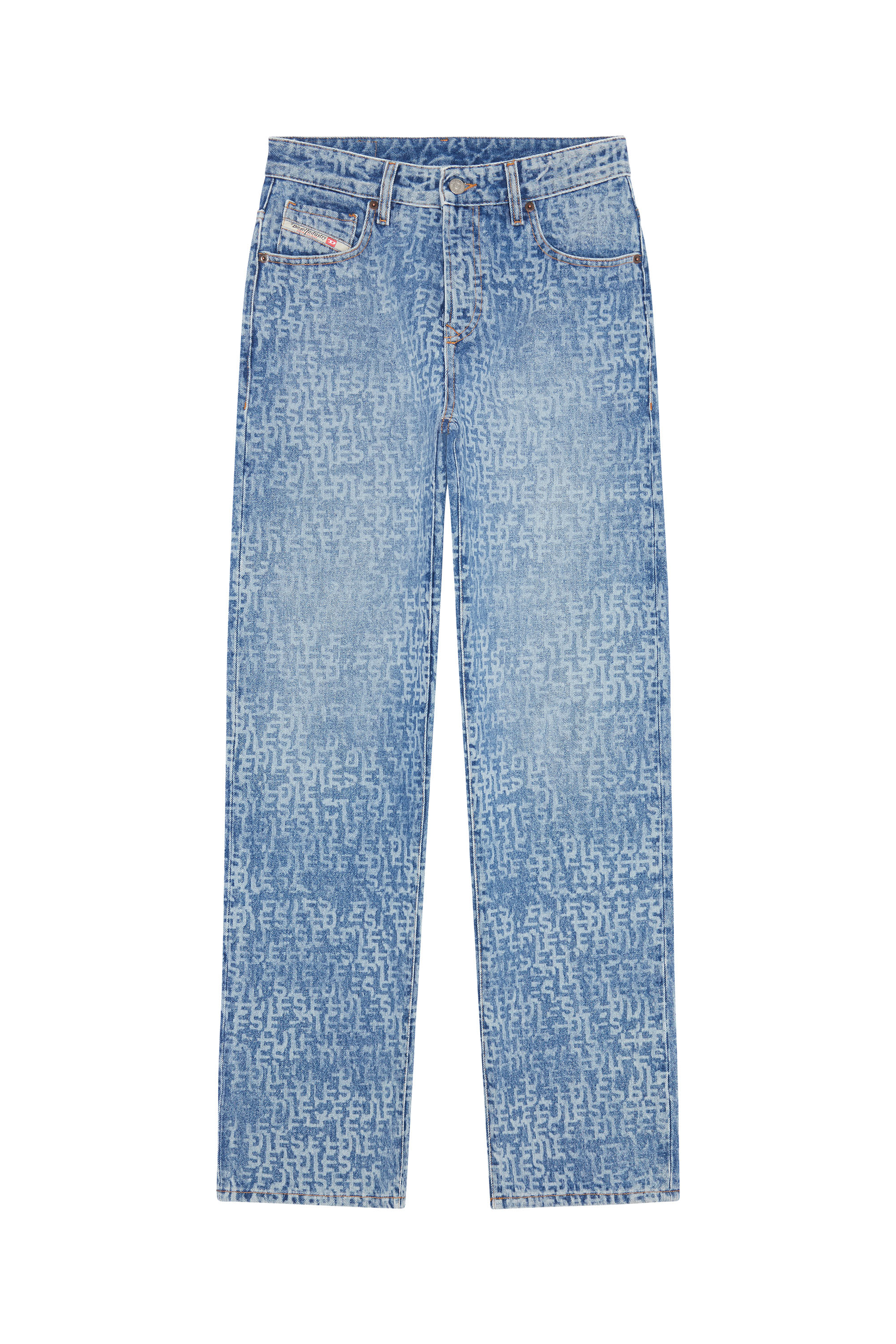 Diesel - 1999 007F5 Straight Jeans, Bleu Clair - Image 6