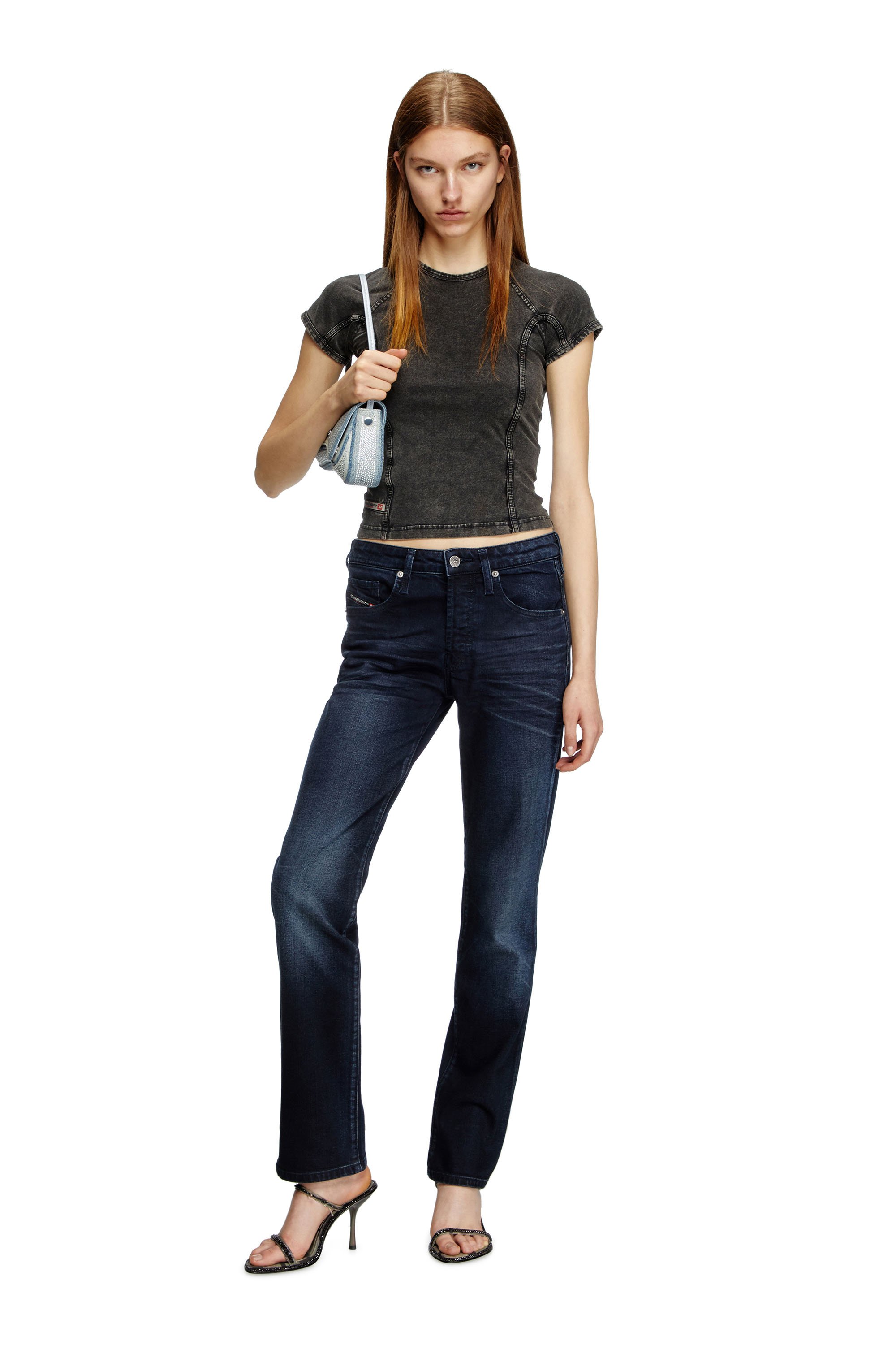 Diesel - Female's Regular Jeans 1989 D-Mine 0BMBX, Dark Blue - 2